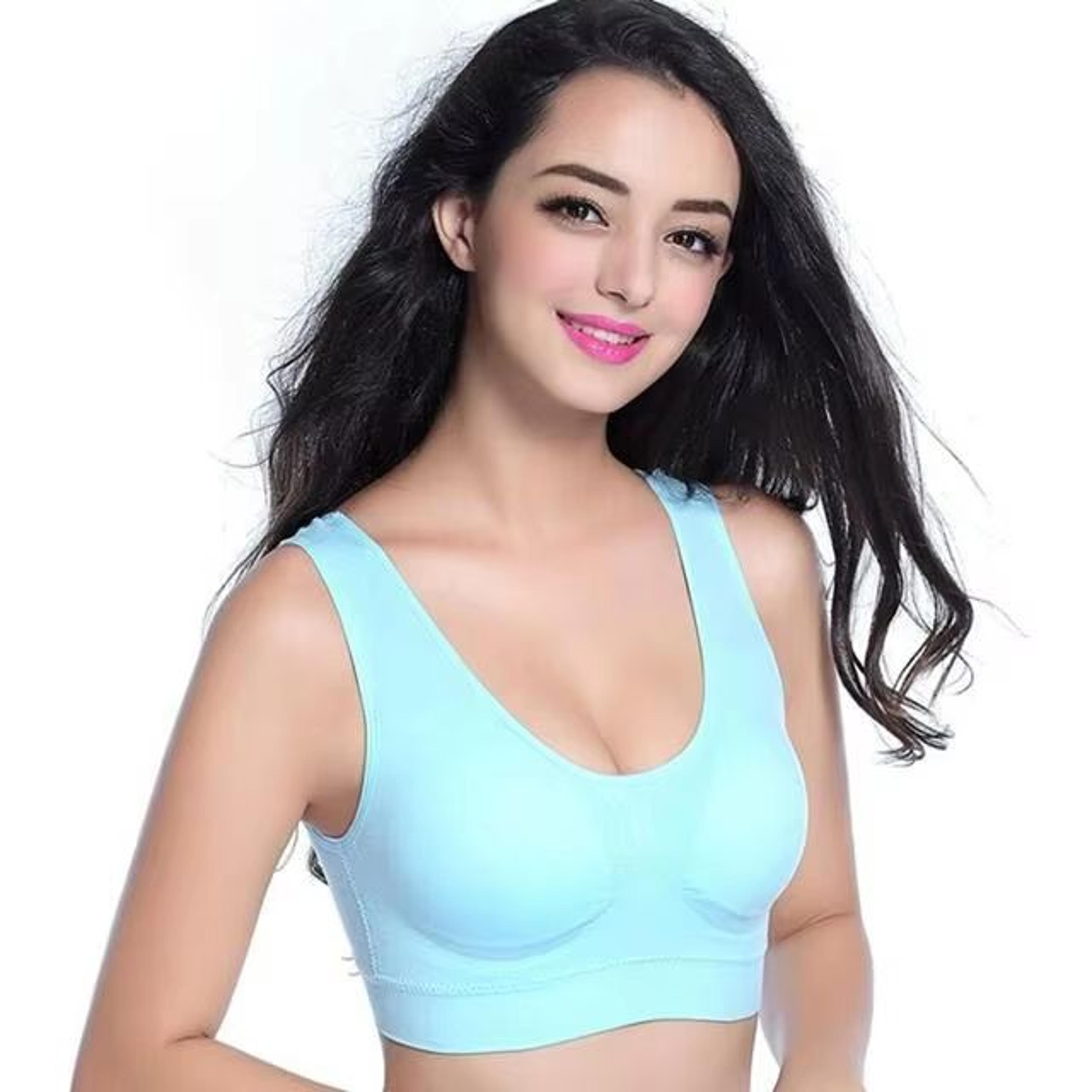 ComfortEase Plus Size Seamless Wireless Bra  Thin Adjustable And ZeroBondage Support 17