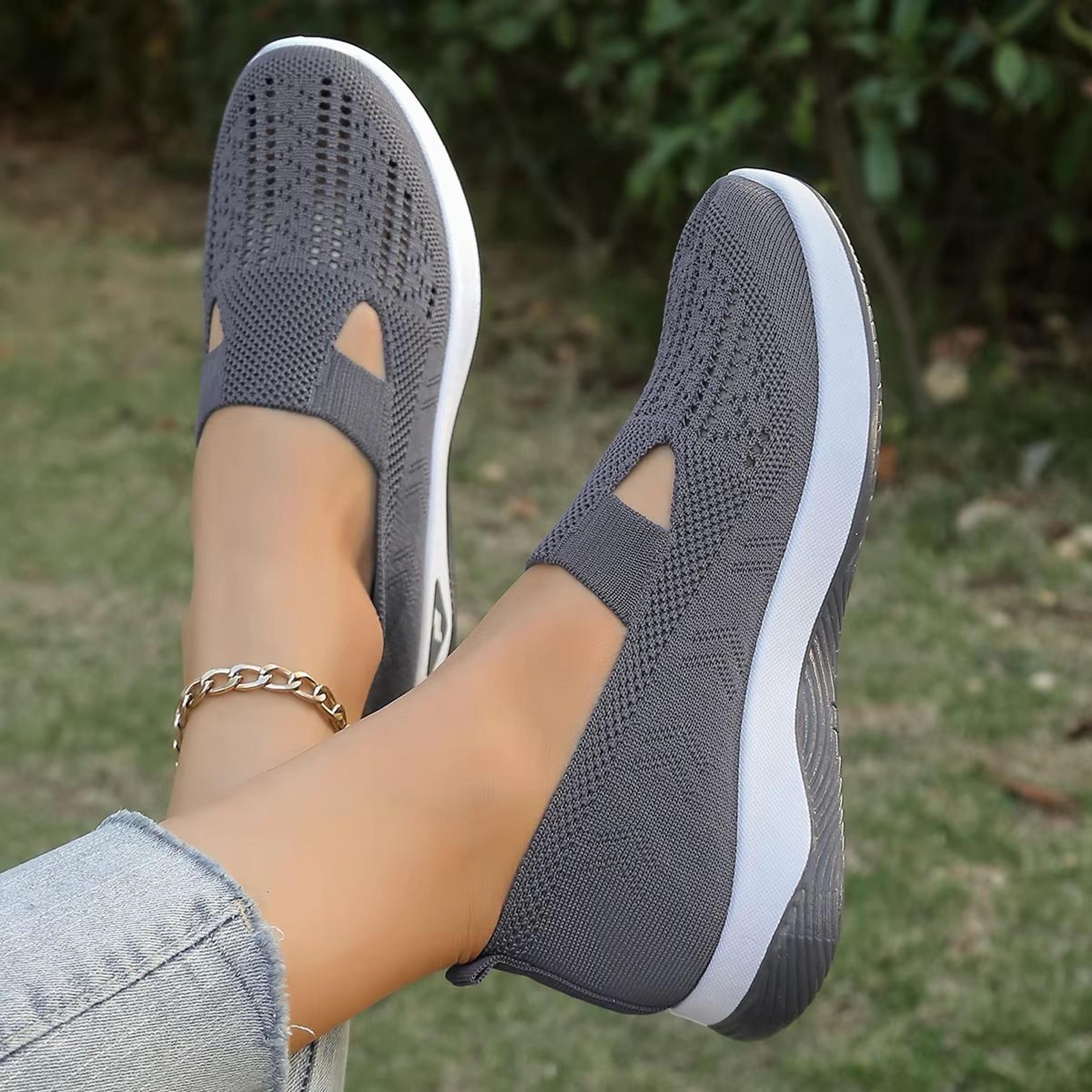 AirFlex Womens Breathable Walking Shoes  Lightweight SoftSoled Casual Sneakers 12