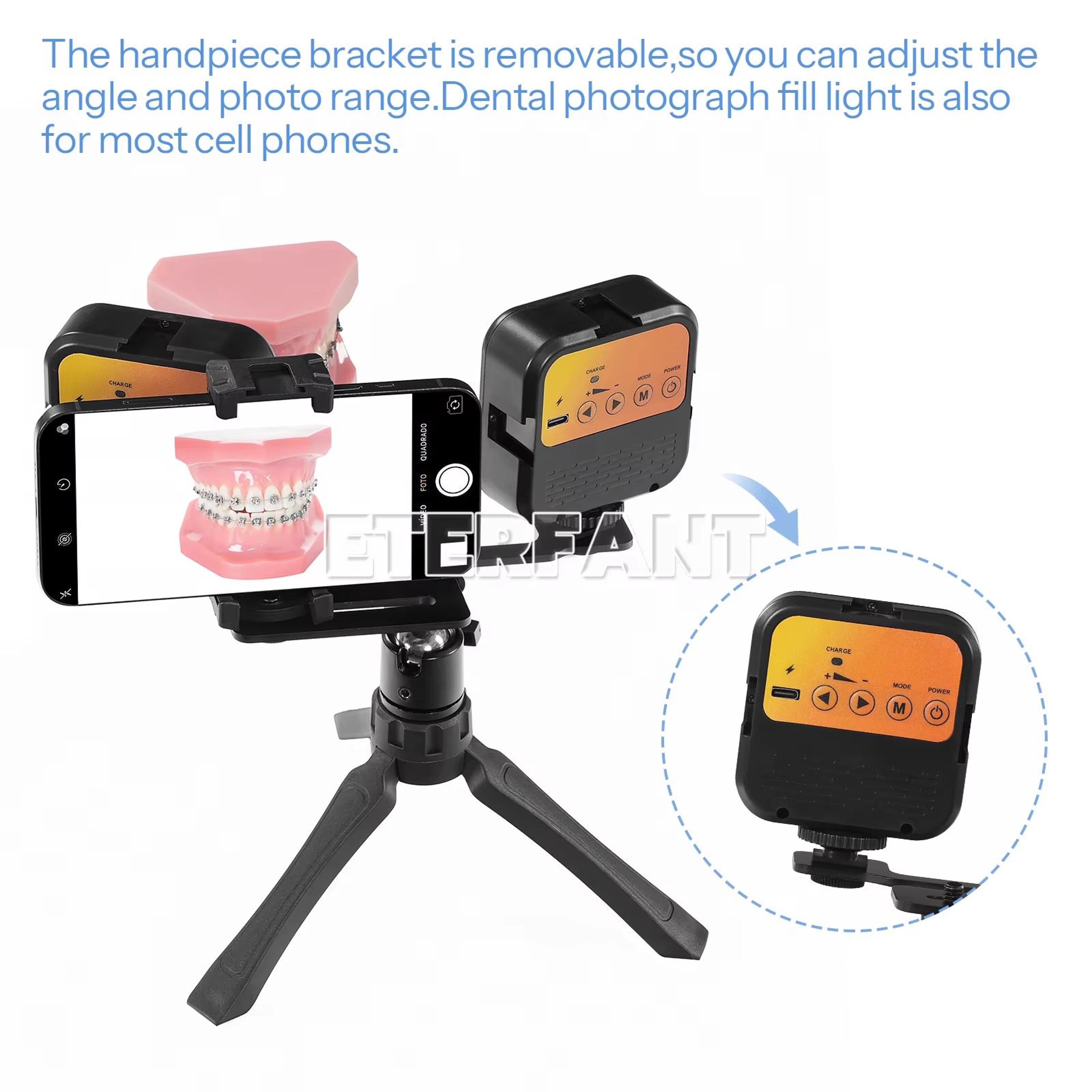 ETERFANT Dental LED Flash Photography Fill Light  7W Oral Camera Lighting Tool For Phones 3000K7000 1