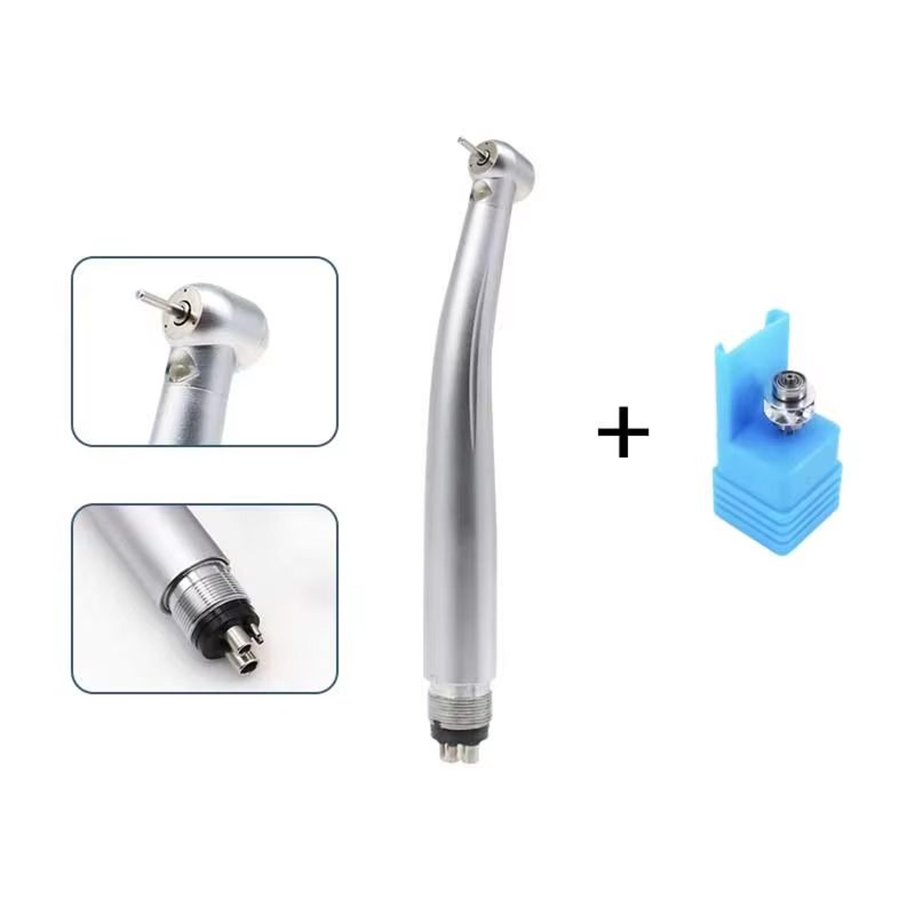 LED Dental HighSpeed Handpiece  Professional Air Turbine With Push Button  Ceramic Bearings B2M4 10
