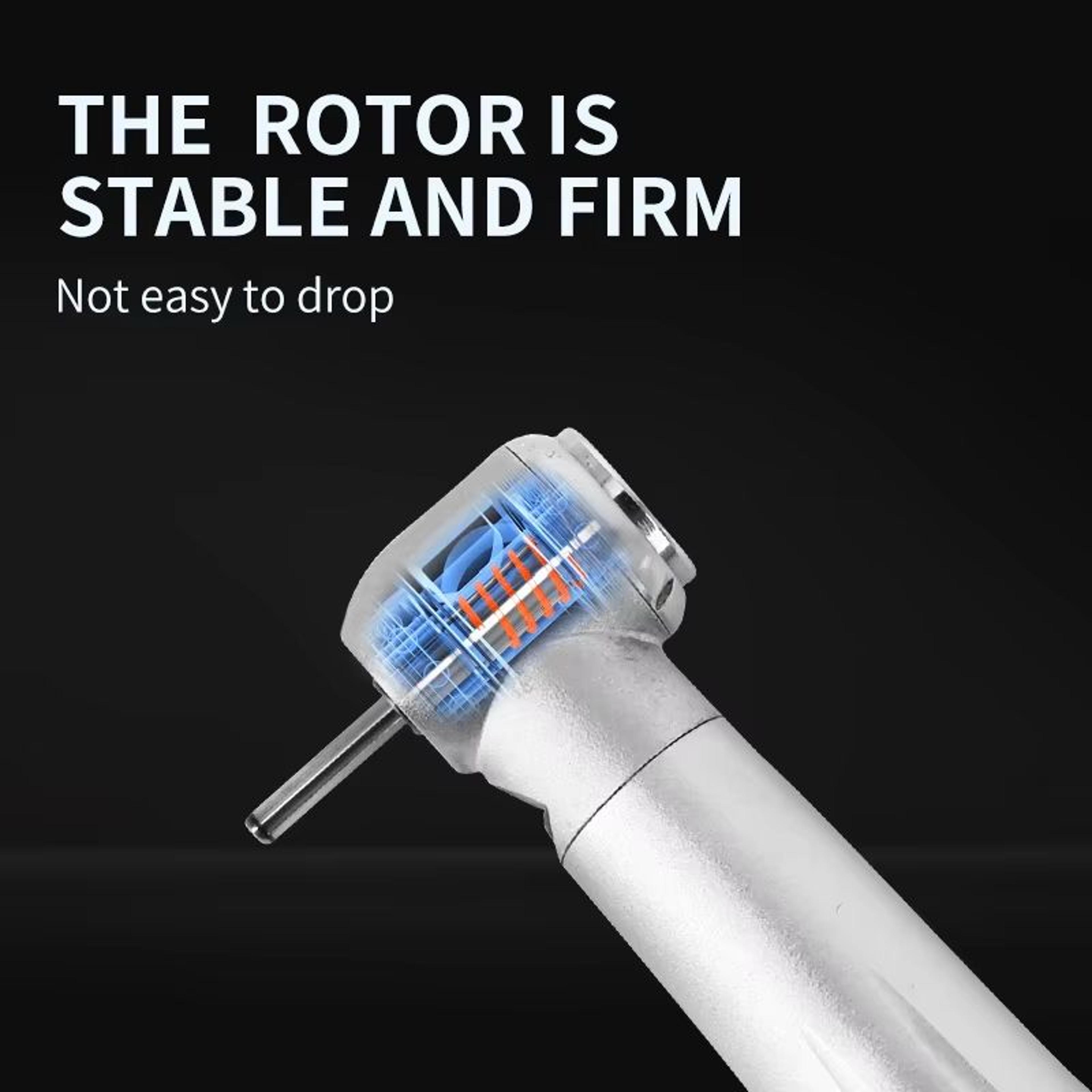 LED Dental HighSpeed Handpiece  Professional Air Turbine With Push Button  Ceramic Bearings B2M4 2