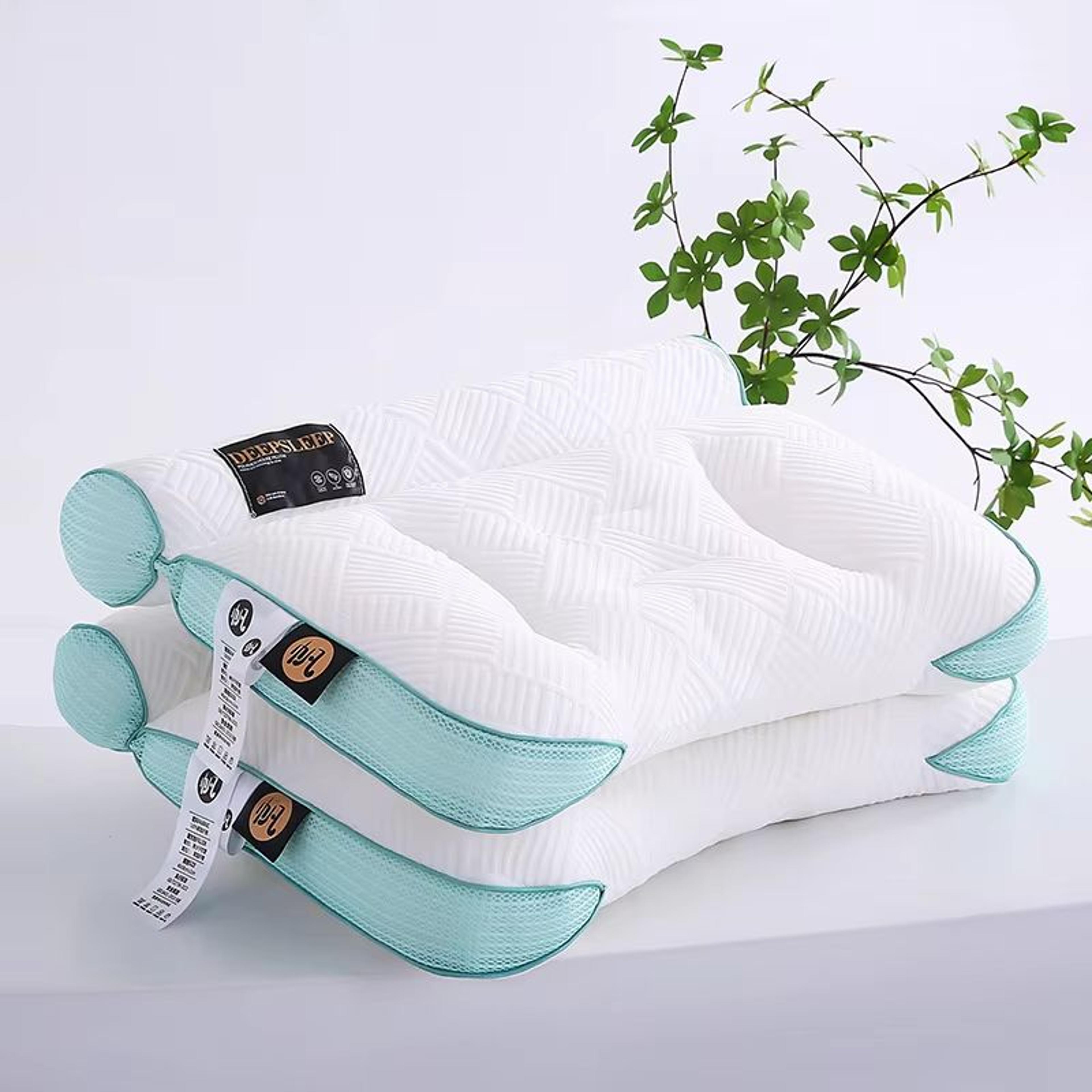 ErgoRelief Cervical Support Pillow  Advanced Black Technology Hose Pillow For Deep Sleep  Neck Prot 6