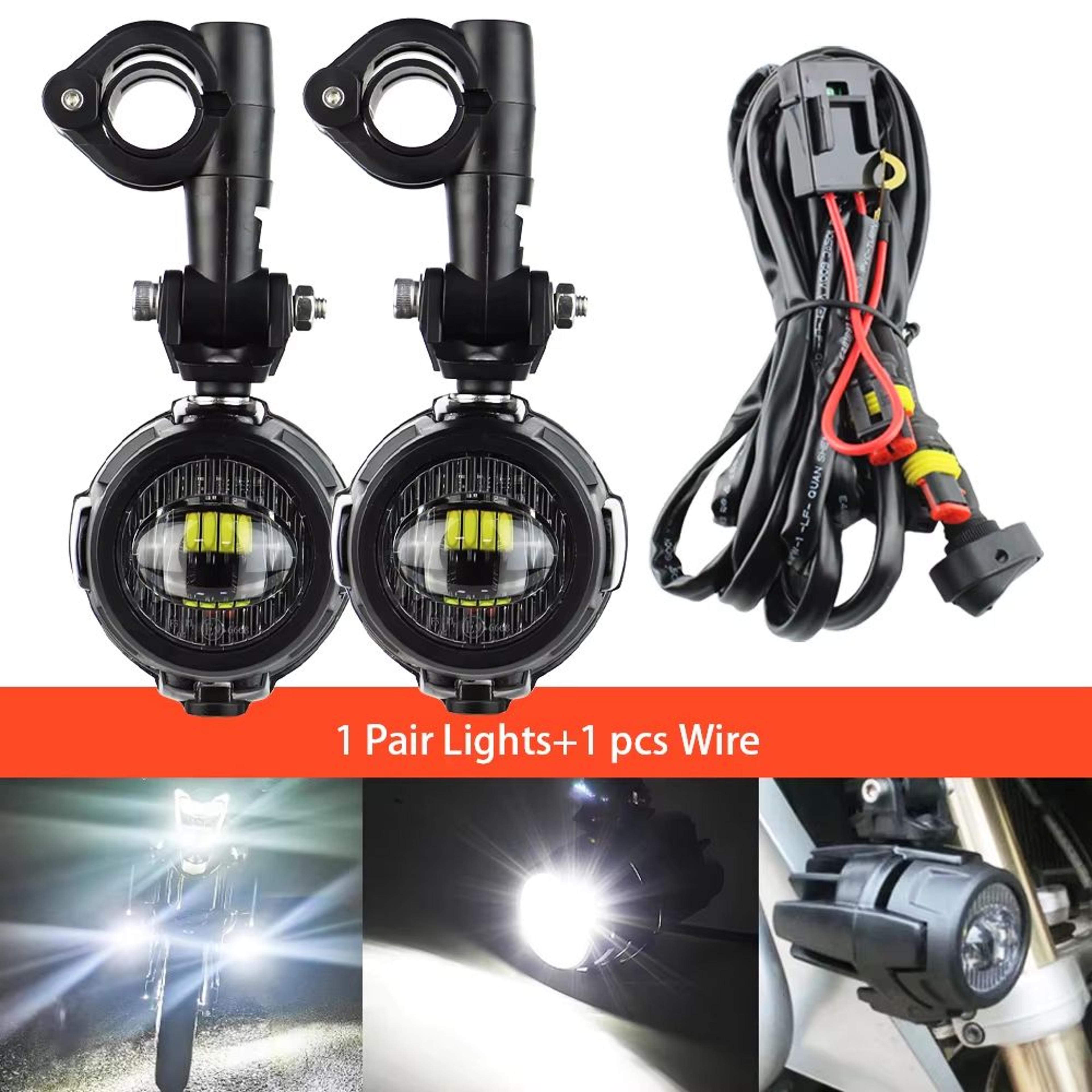 ProBeam 40W LED Auxiliary Fog  Spot Light  Universal Motorcycle Driving Lamp For BMW R1200GS F800GS 10