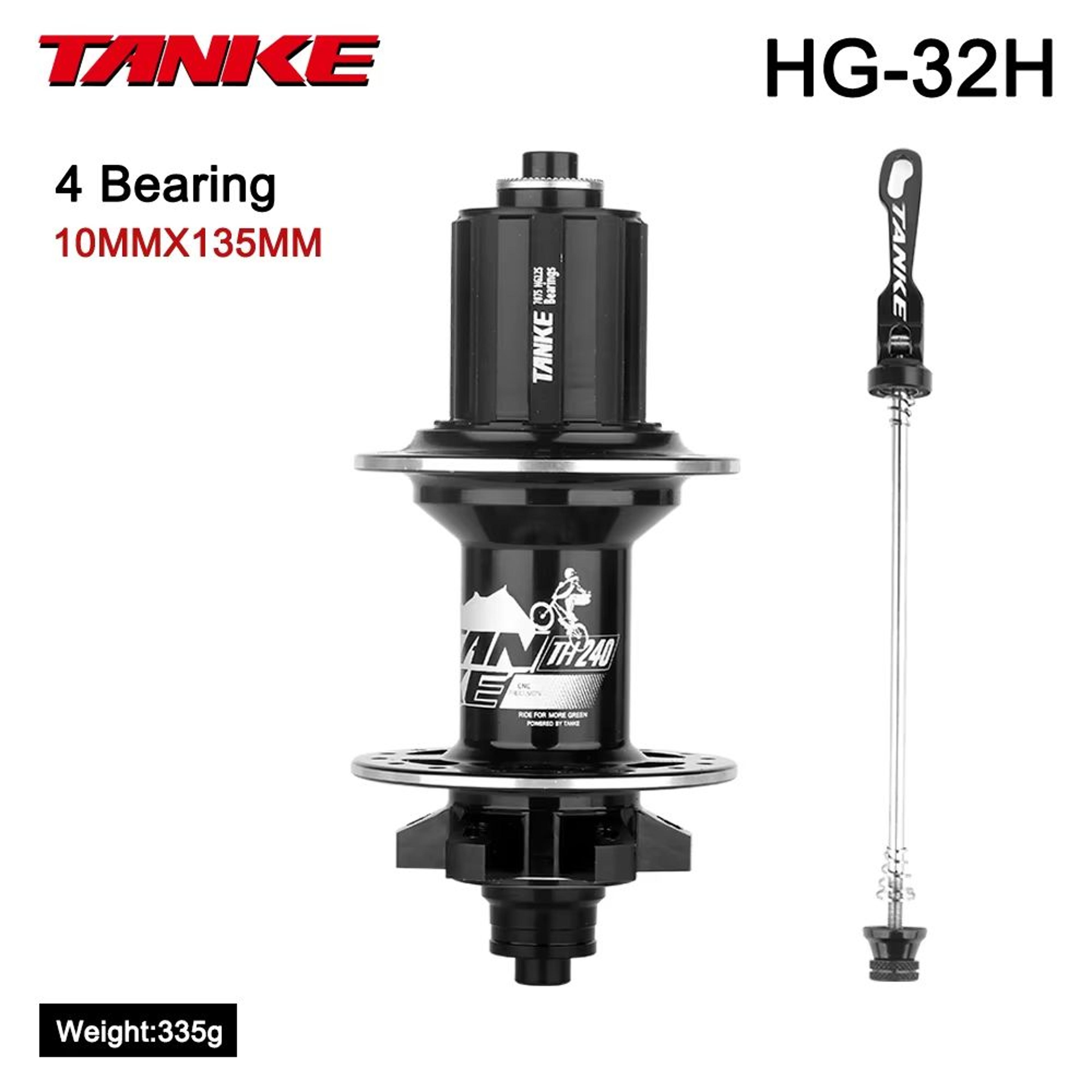 Universal TANKE 120 Click Hub  FrontRear 3236Hole Disc Brake MTB Hub For 812 Speed 14