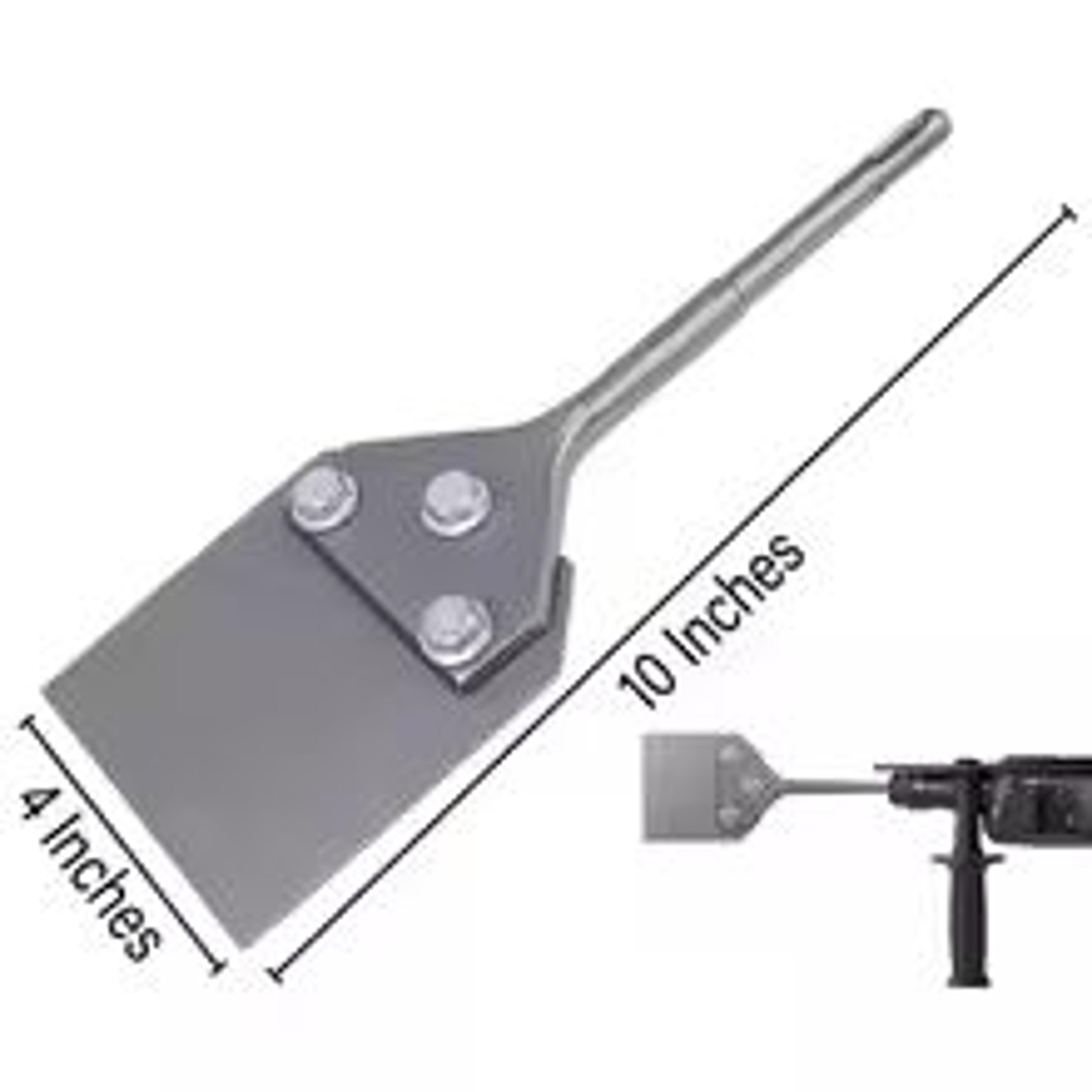 SDSPlus Rotary Demolition Hammer Chisel Set 4Inch Alloy Steel Blade 5