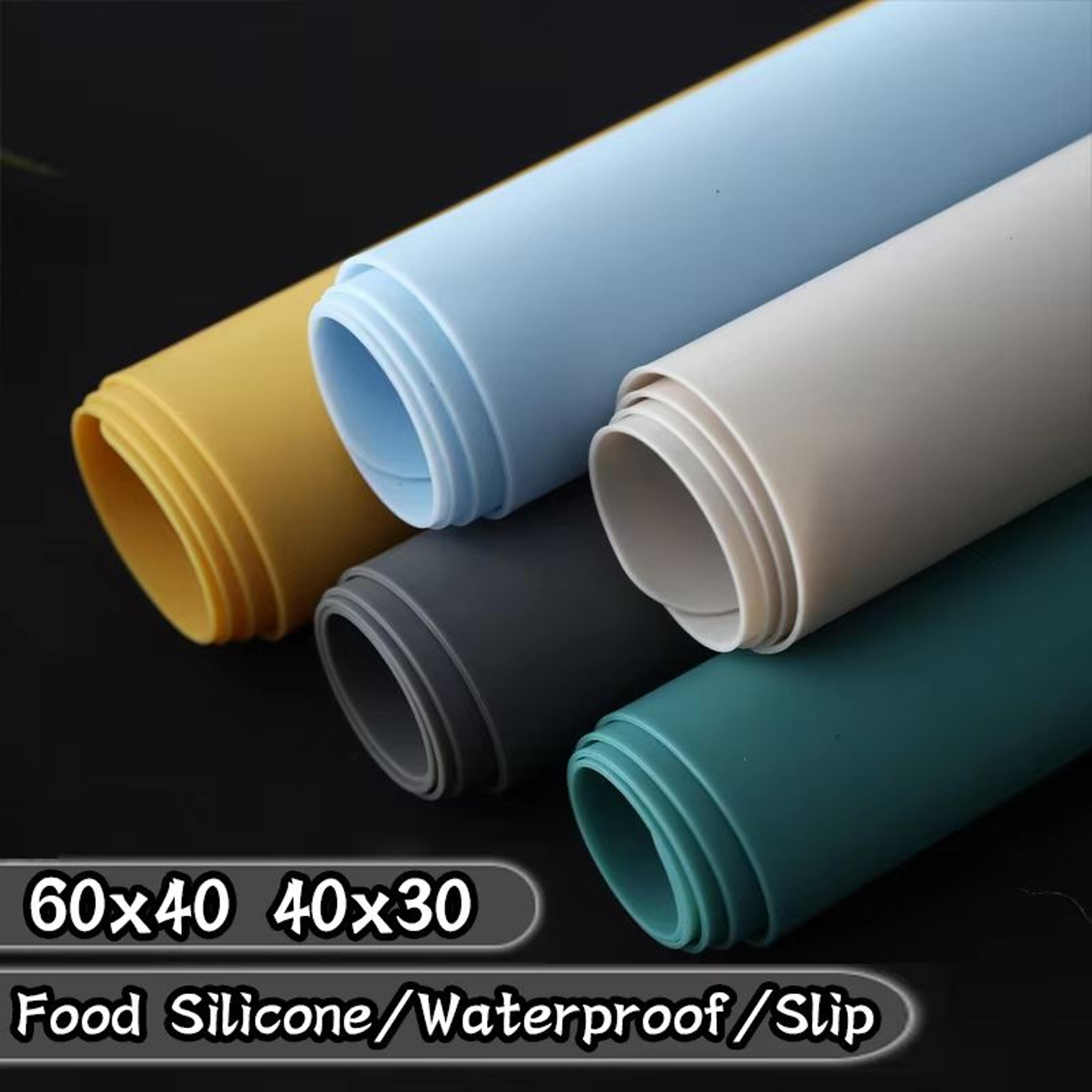 Oversized Food Grade Silicone Waterproof Placemat  Heat Insulation  AntiSkidding Table Mat For Kitc 0