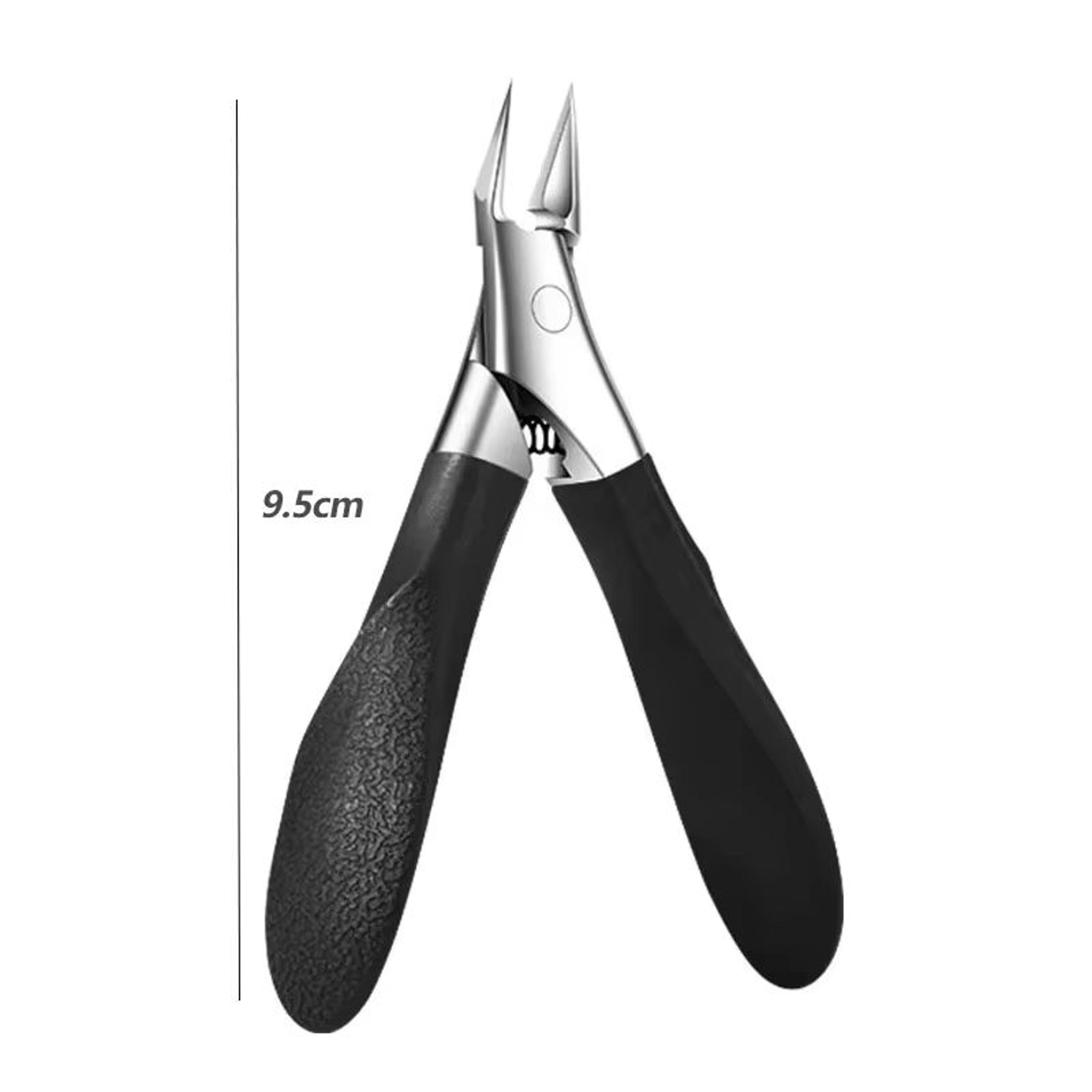 Stainless Steel Toenail Clipper With Straight Blade  Precision Tool For Ingrown  Thick Nails 10