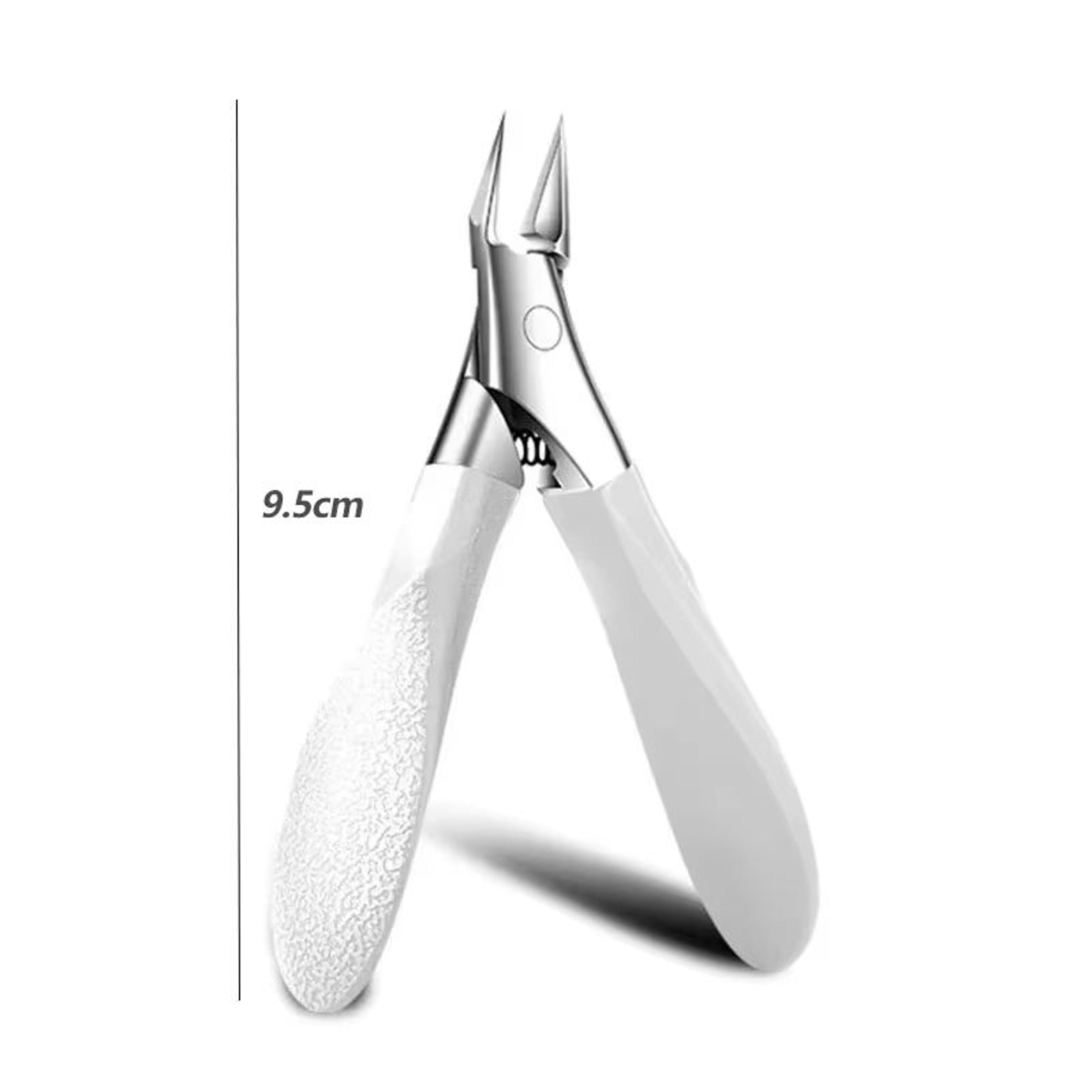 Stainless Steel Toenail Clipper With Straight Blade  Precision Tool For Ingrown  Thick Nails 12
