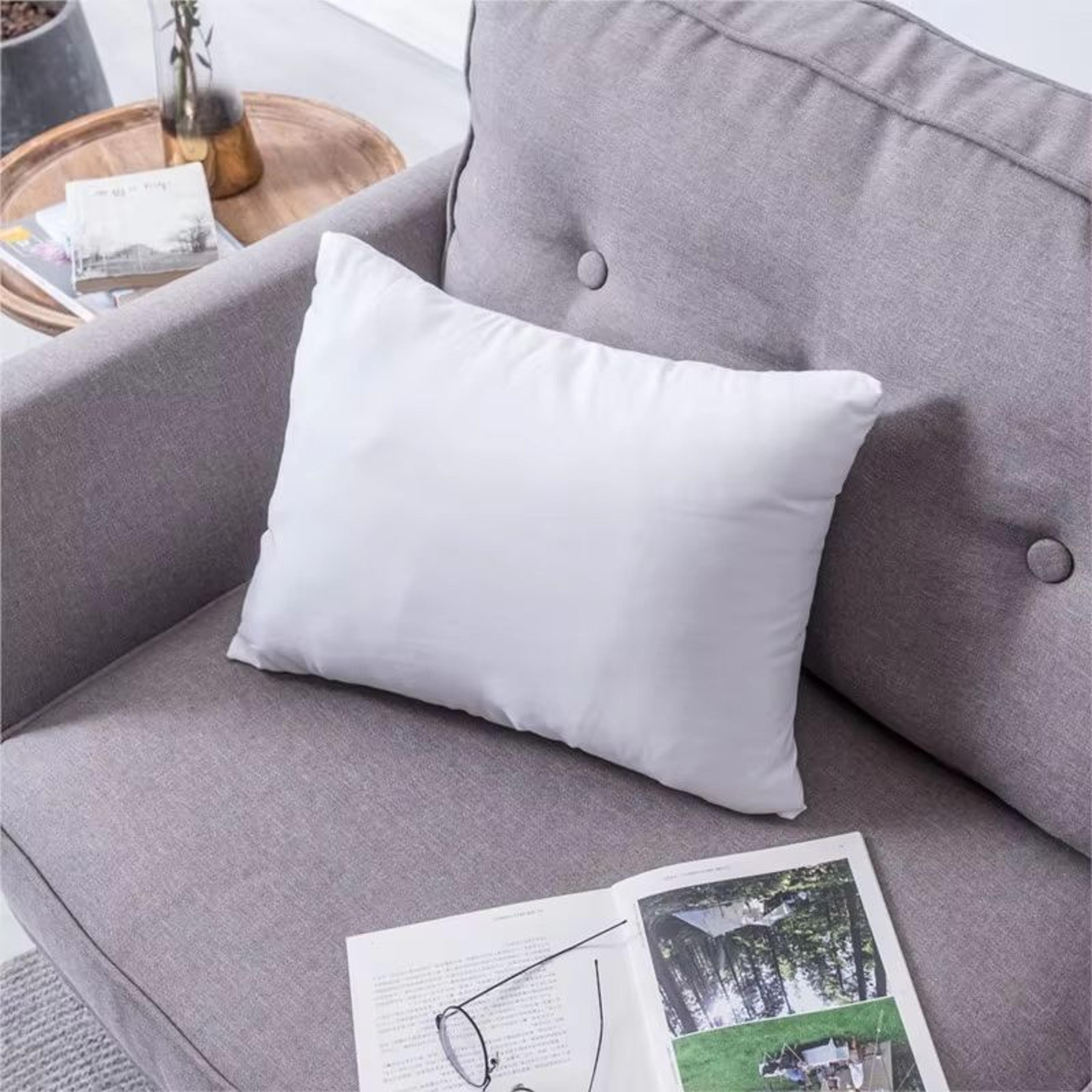 Premium BounceBack Pillow Insert  White Square Cushion Core For Sofa Car Seat  Home Decor Sizes 30x 3