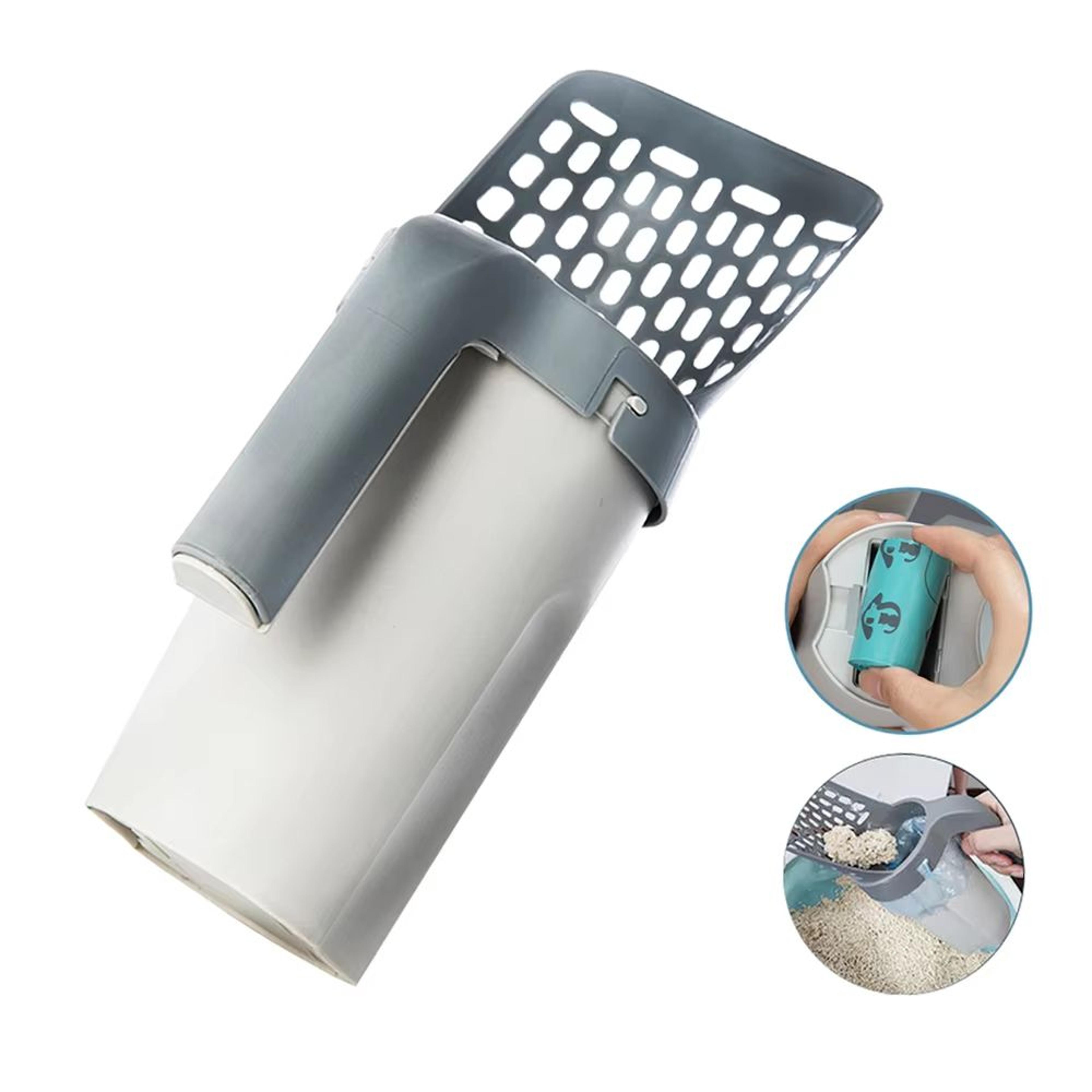 premium cat litter shovel scoop – self-cleaning pet toilet & garbage picker