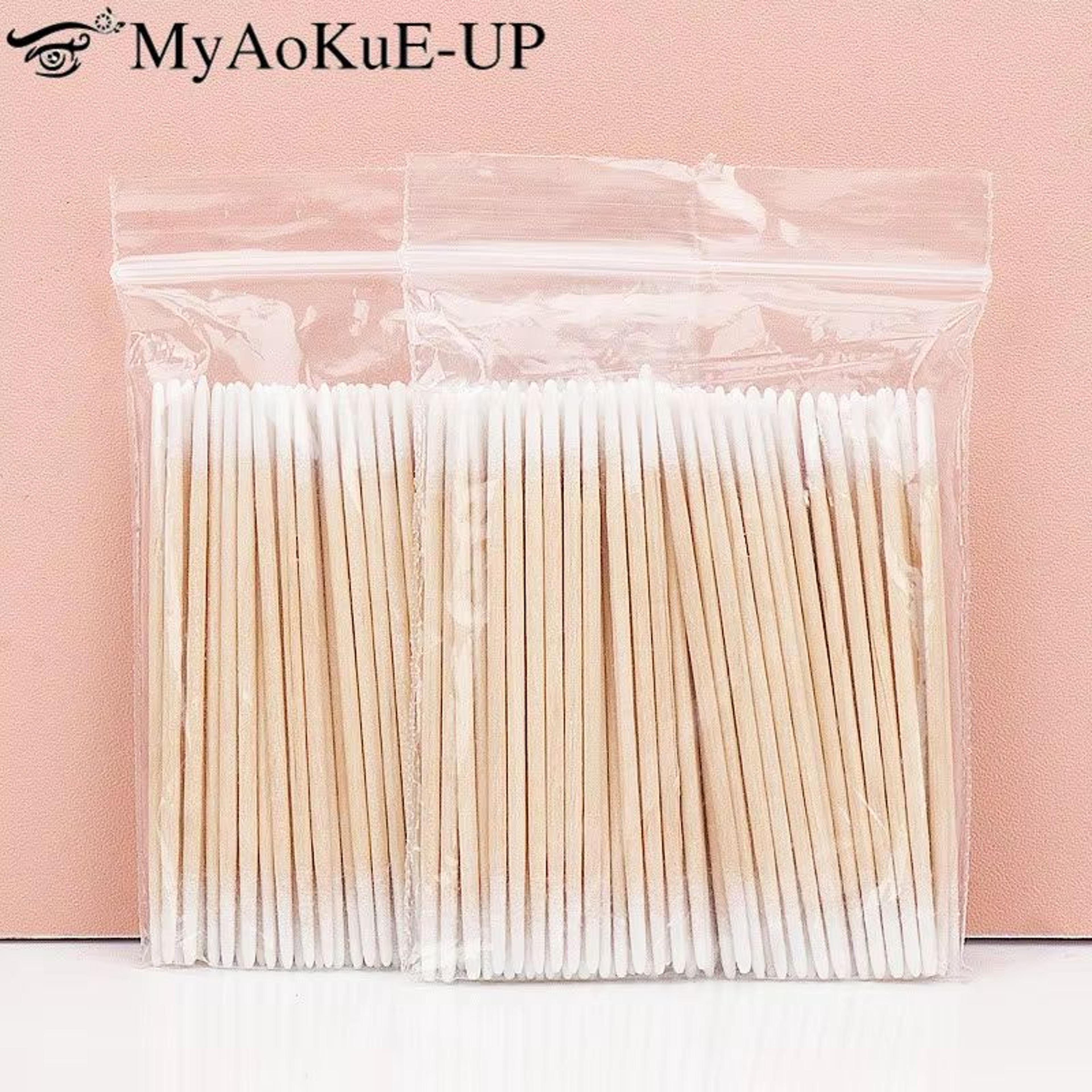 100/300pcs double-head cotton swabs – makeup, medical & personal care tool