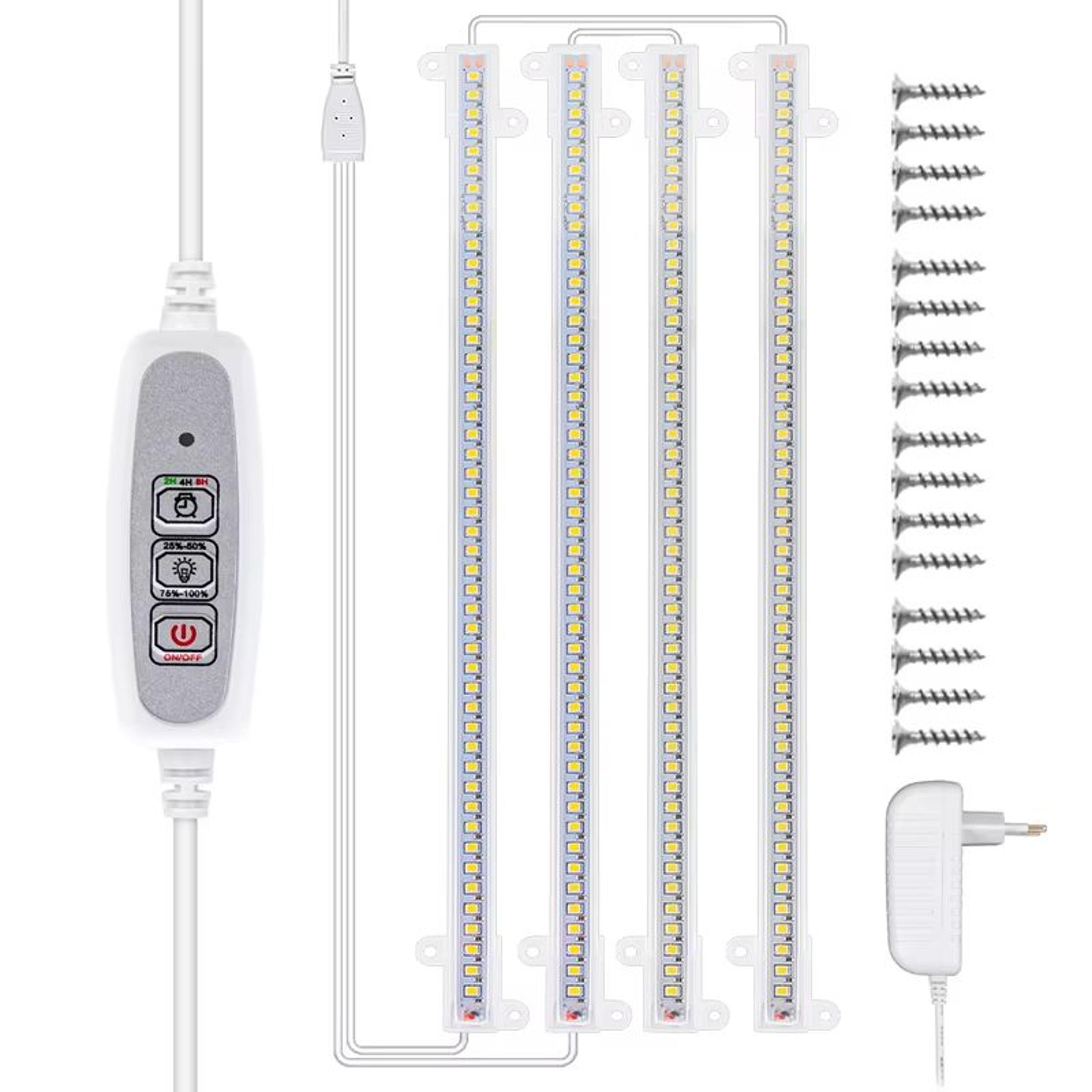 Indoor LED Grow Light With USB Timer  Full Spectrum Phyto Lamp For Plants 7