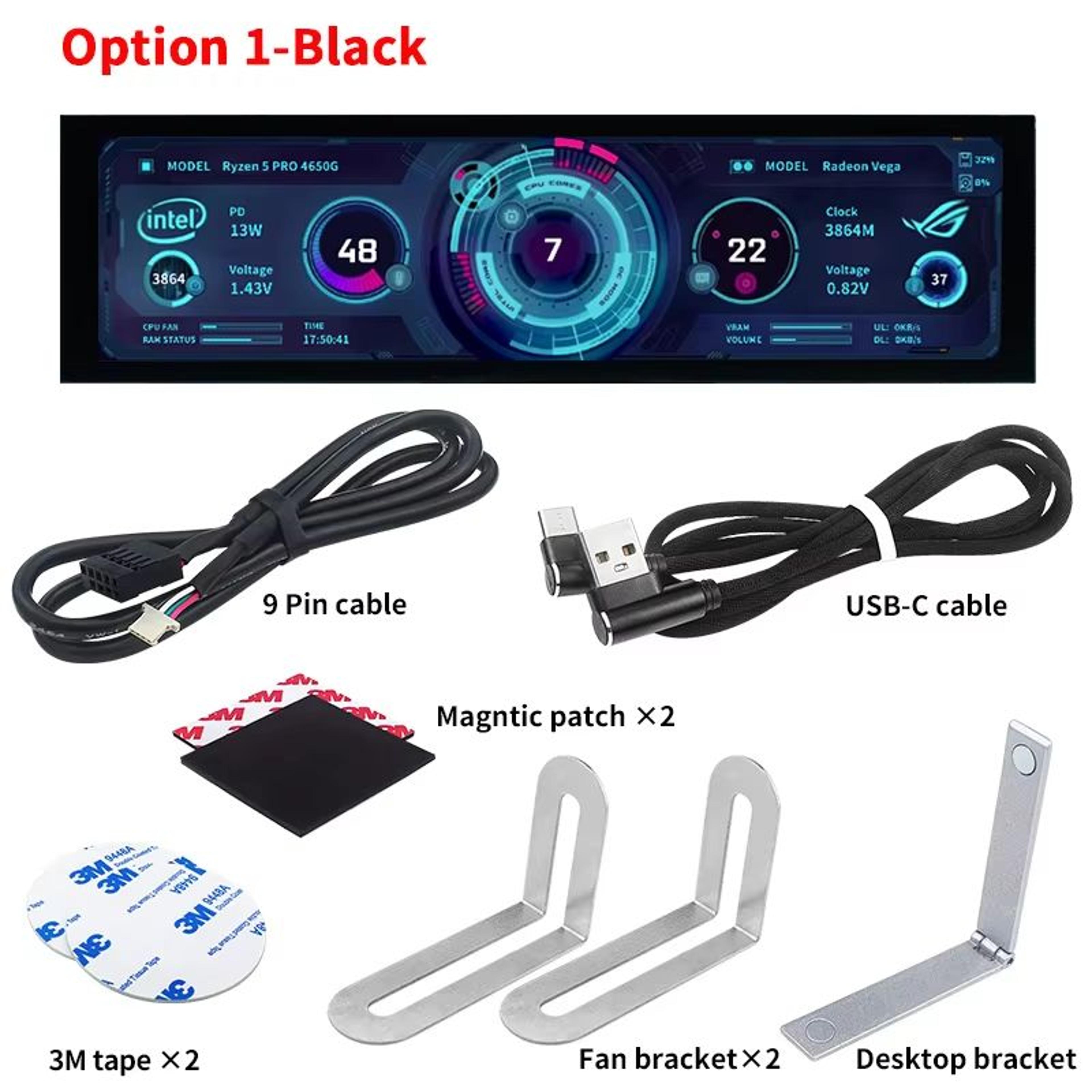 UltraCompact 88 Inch IPS USBC Secondary Smart Display  Portable Monitor For Laptop  Desktop 7