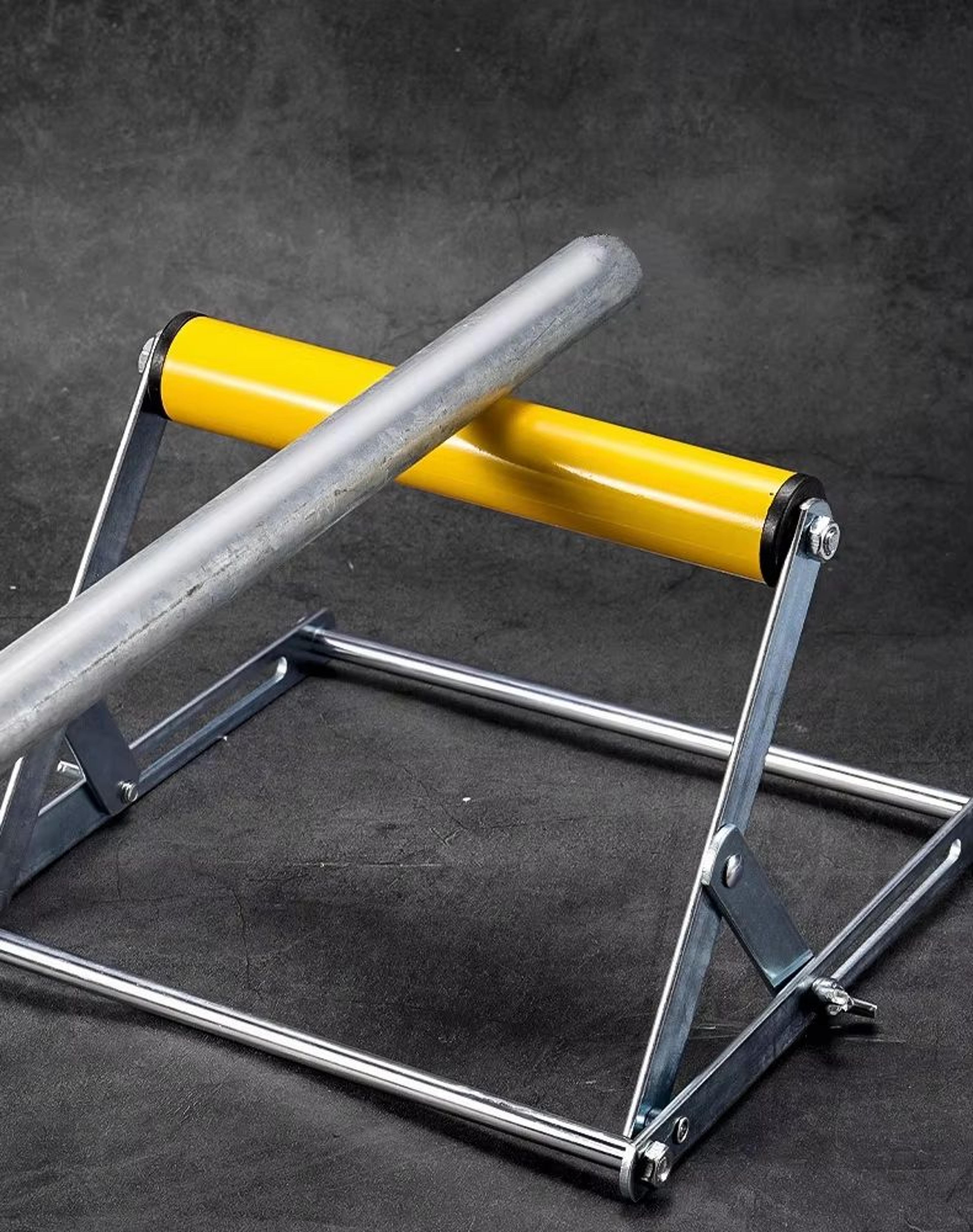 Pro Support Adjustable Height Roller Stand  Optimized Support For Table Saws  Miter Saws 2