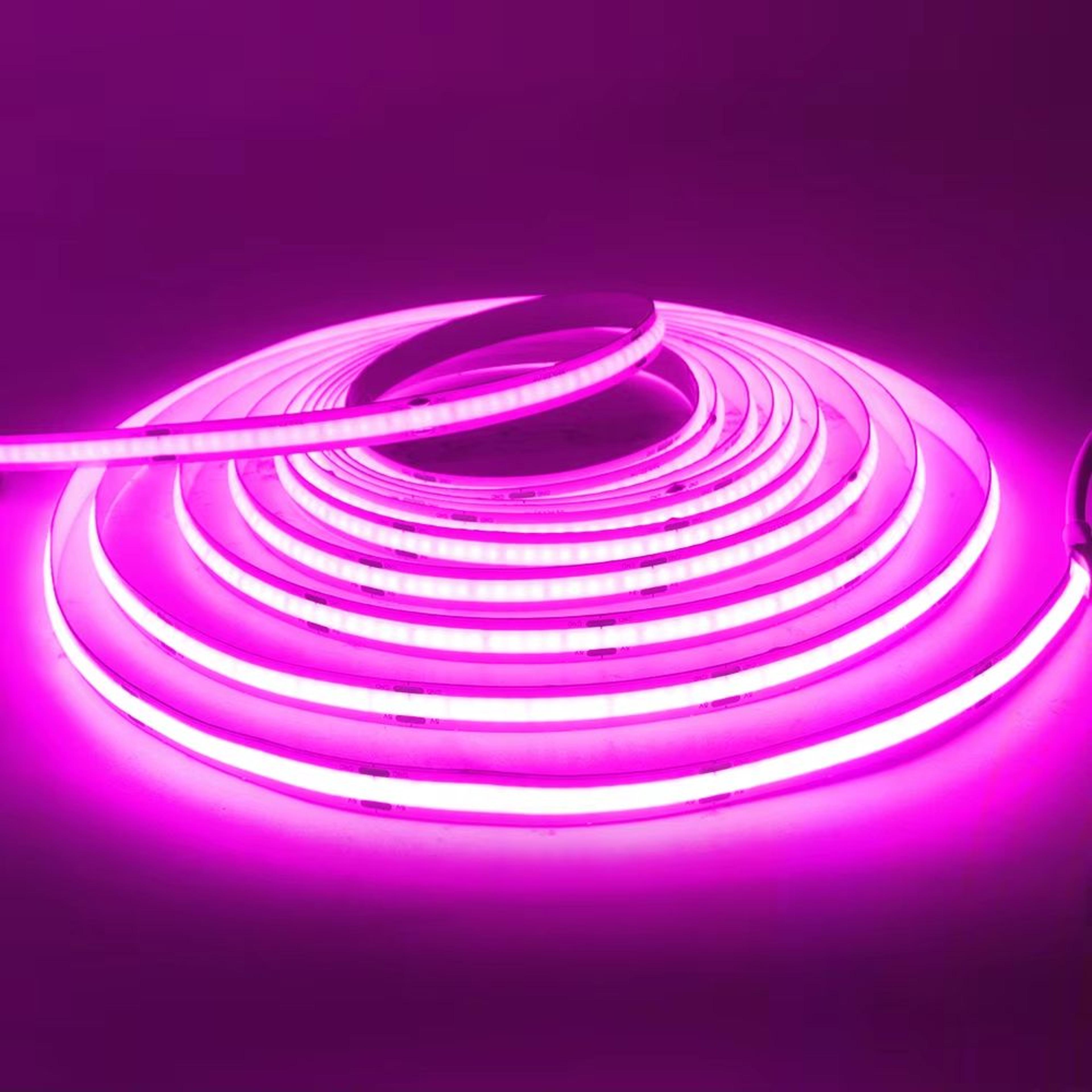 UltraSlim USB 5 V COB LED Strip Light  MultiColour Flexible Ribbon For TV BackLight  Home Decor 13