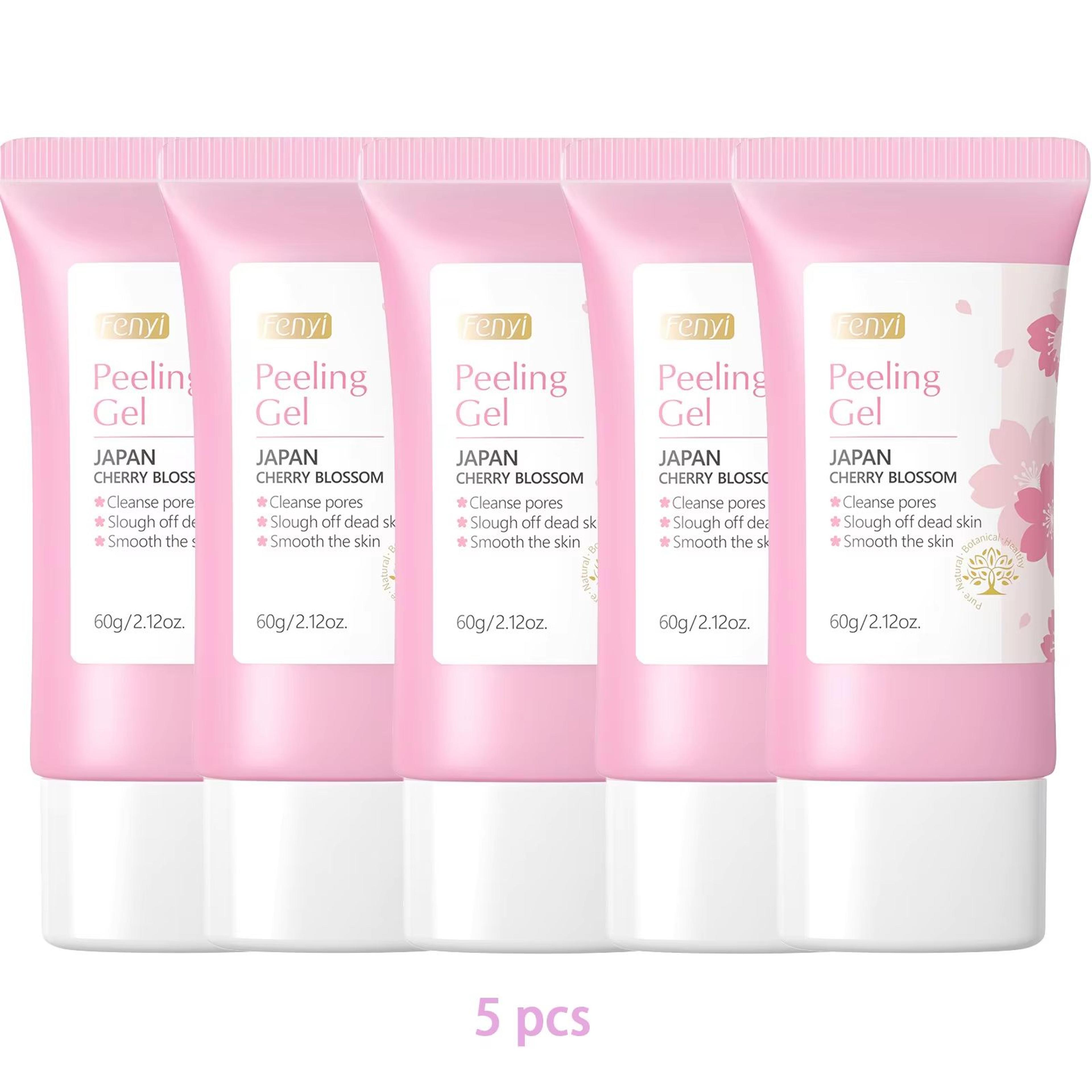 Sakura Whitening Exfoliating Gel  Deep Cleanse Hydrate  Repair Facial Scrub 60g 8