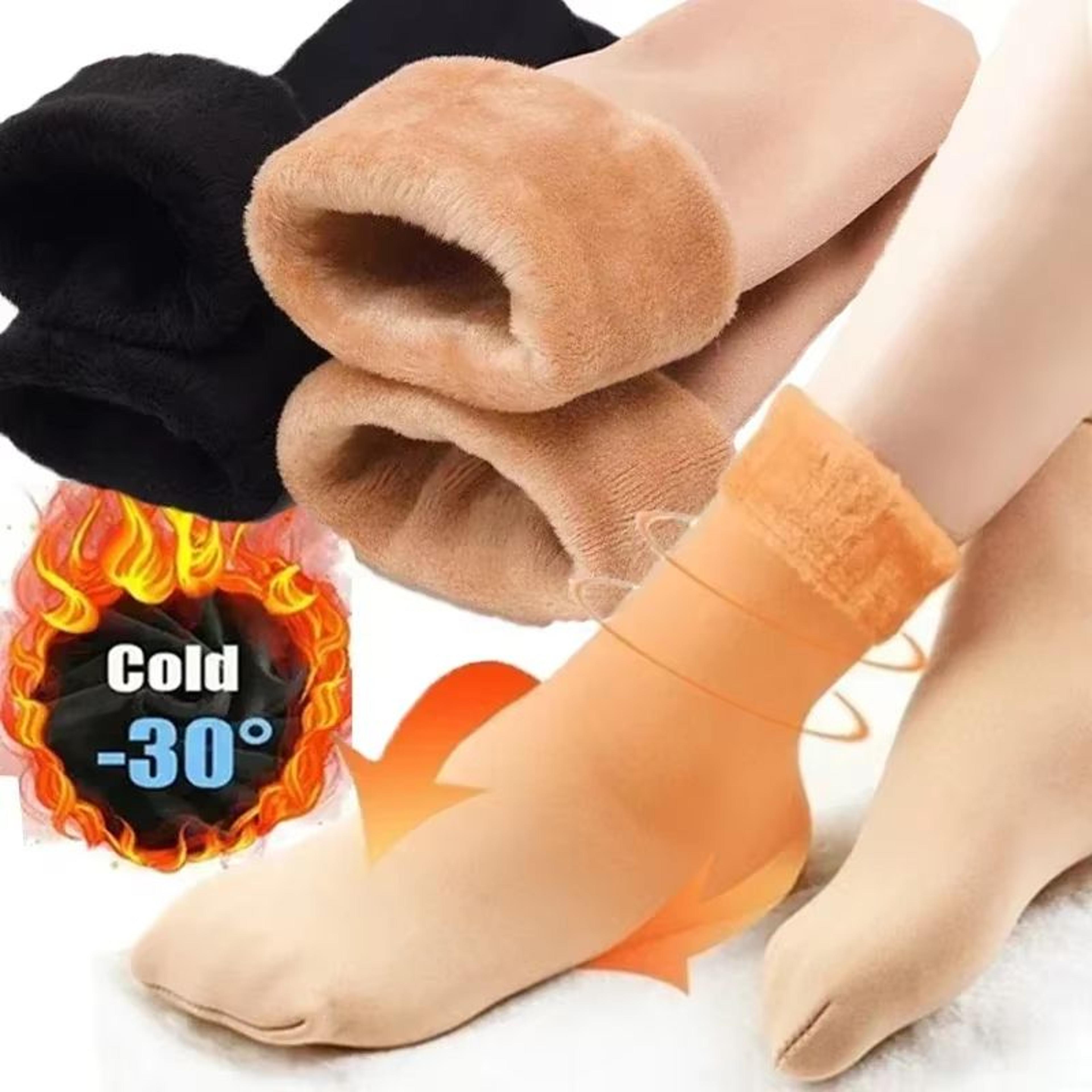 UltraSoft Thermal Winter Socks For Women  Warm Cashmere  Wool Blend Cozy Short Socks For Snow Boots 2