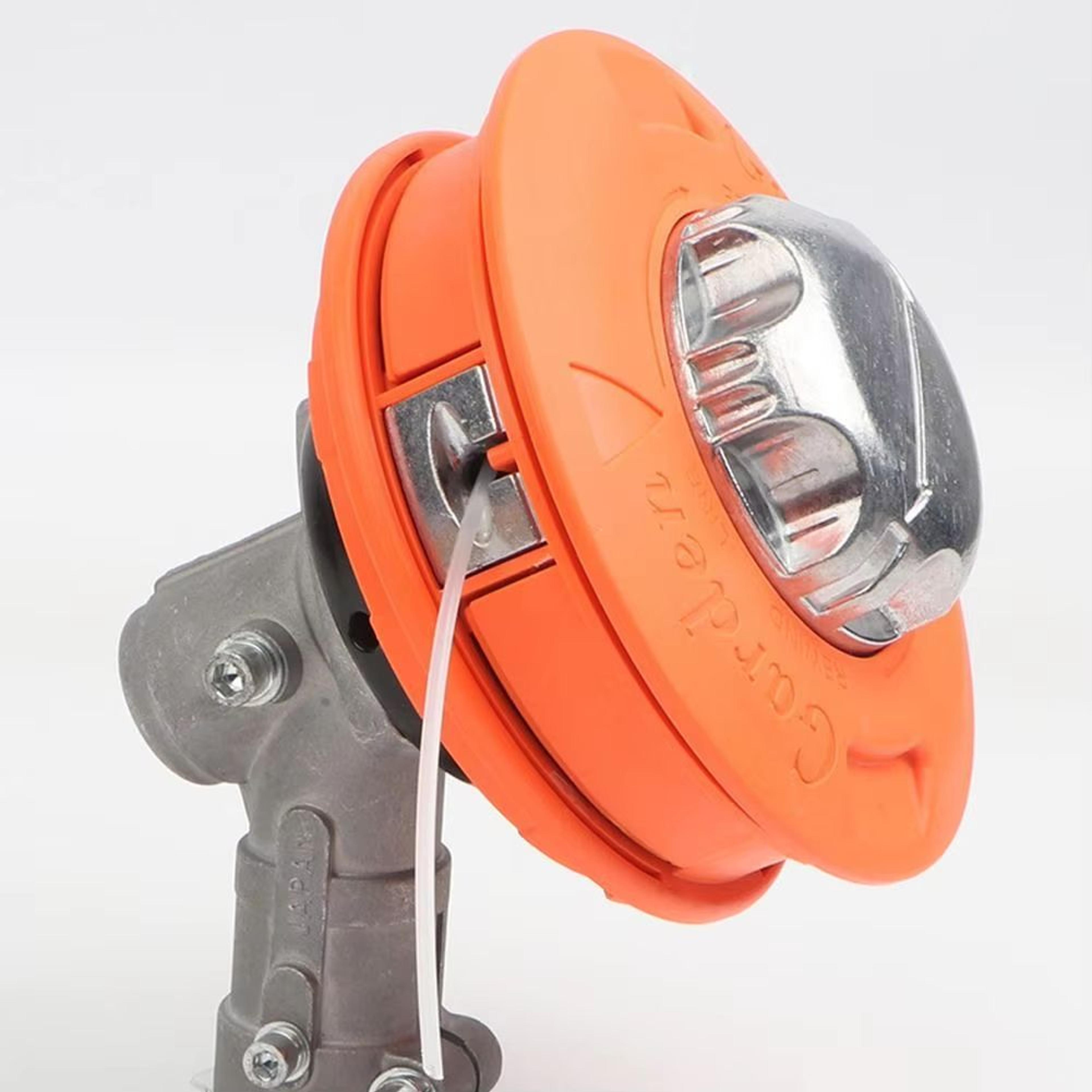 automatic grass trimmer head for gasoline brush cutters – m10x1.25mm, durable pa6 nylon, easy install