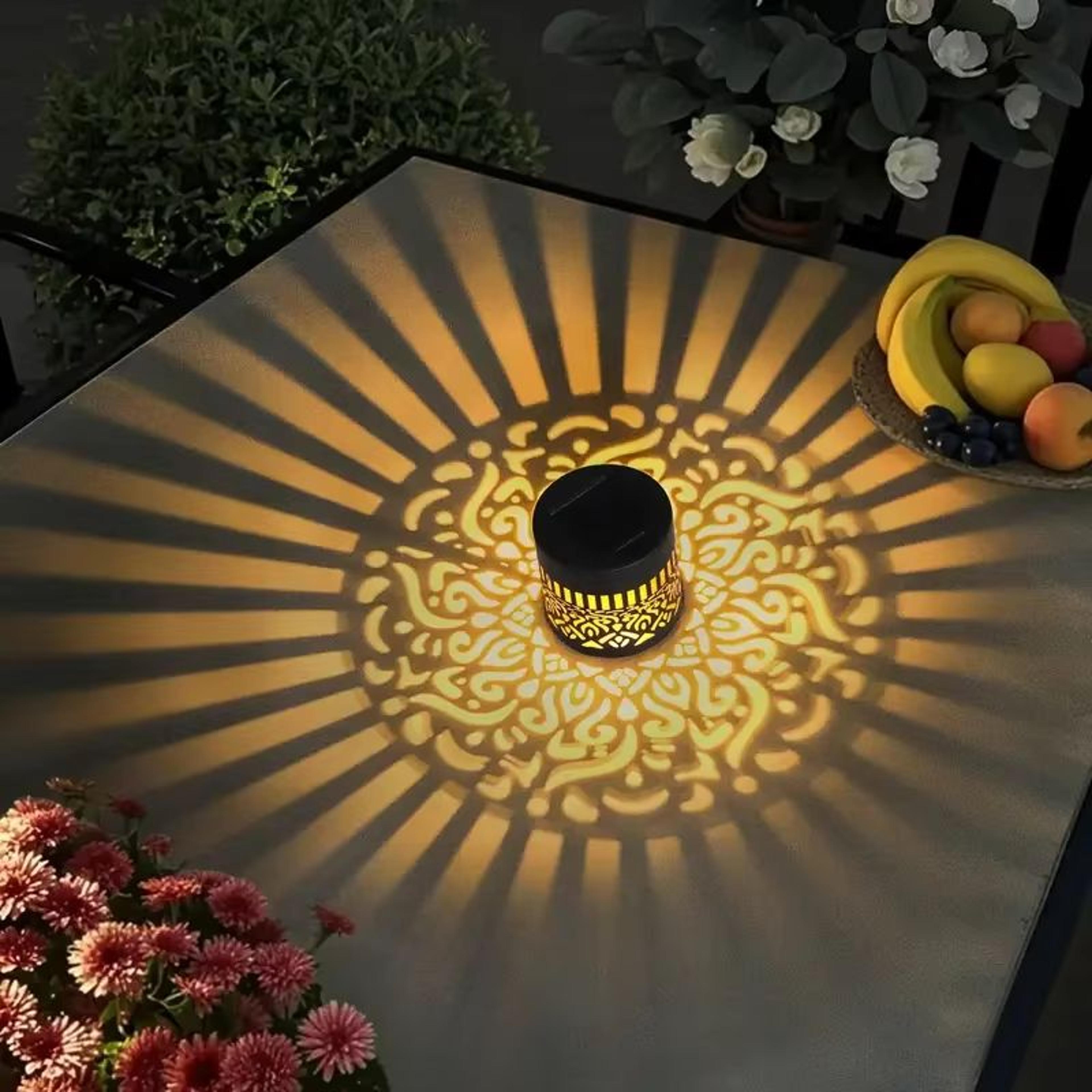 Solar Scene Metal Wall Lamp  IP65 Outdoor Fence  Yard Lighting 6