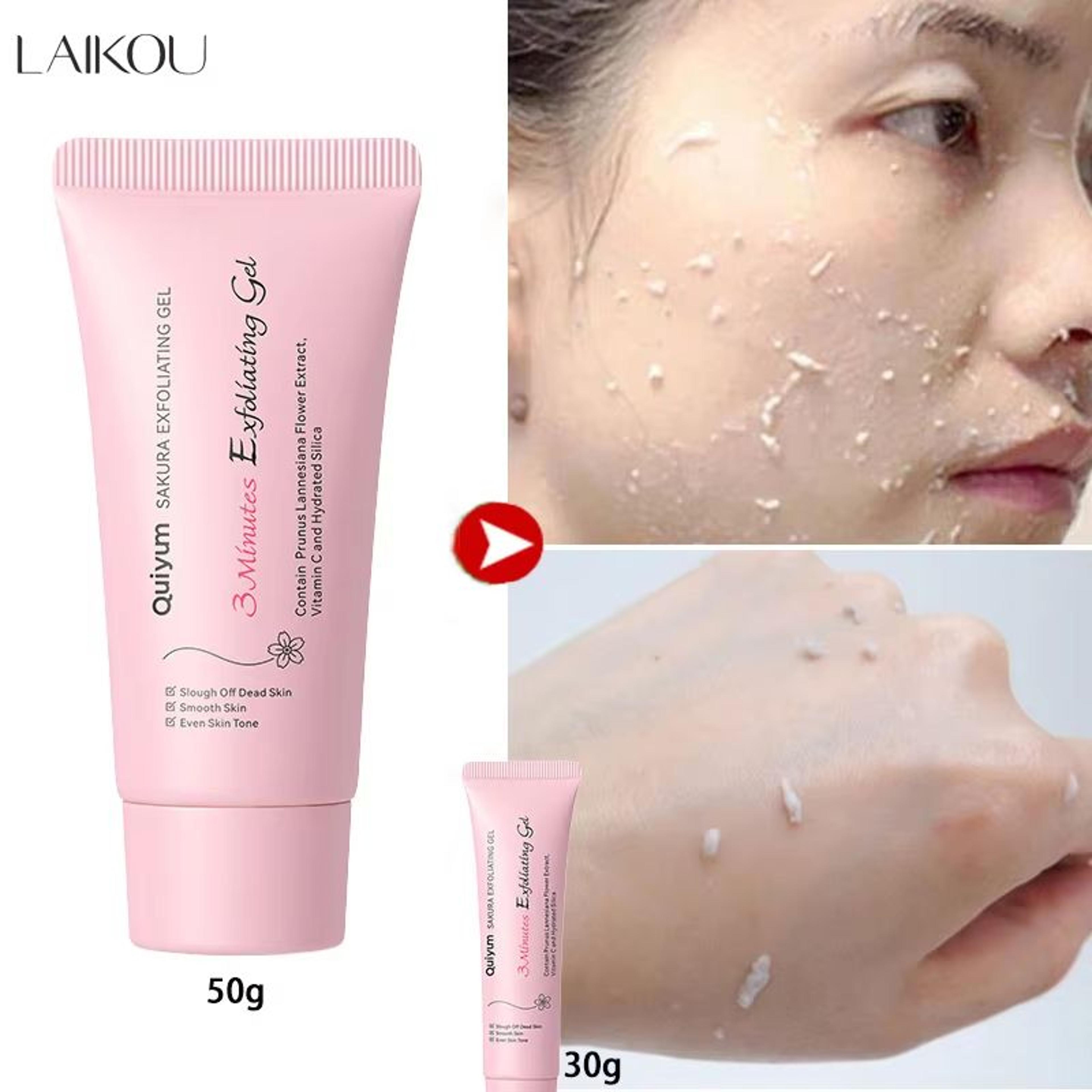 sakura glow peeling gel – moisturizing & nourishing exfoliator