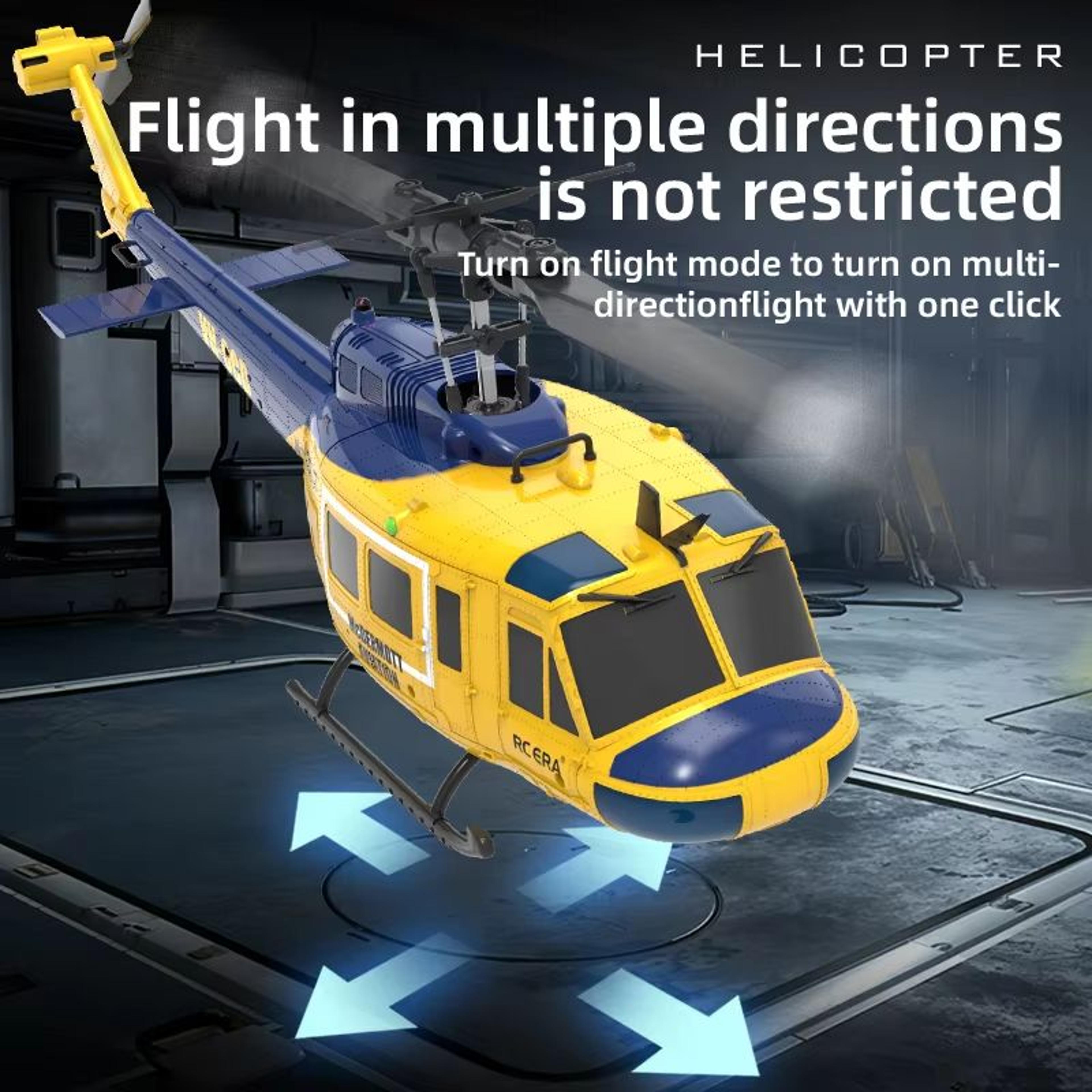 SkyMaster C032 24G 6CH Altitude Hold RC Helicopter  6Axis Gyro  Optical Flow For Kids  Adults 3