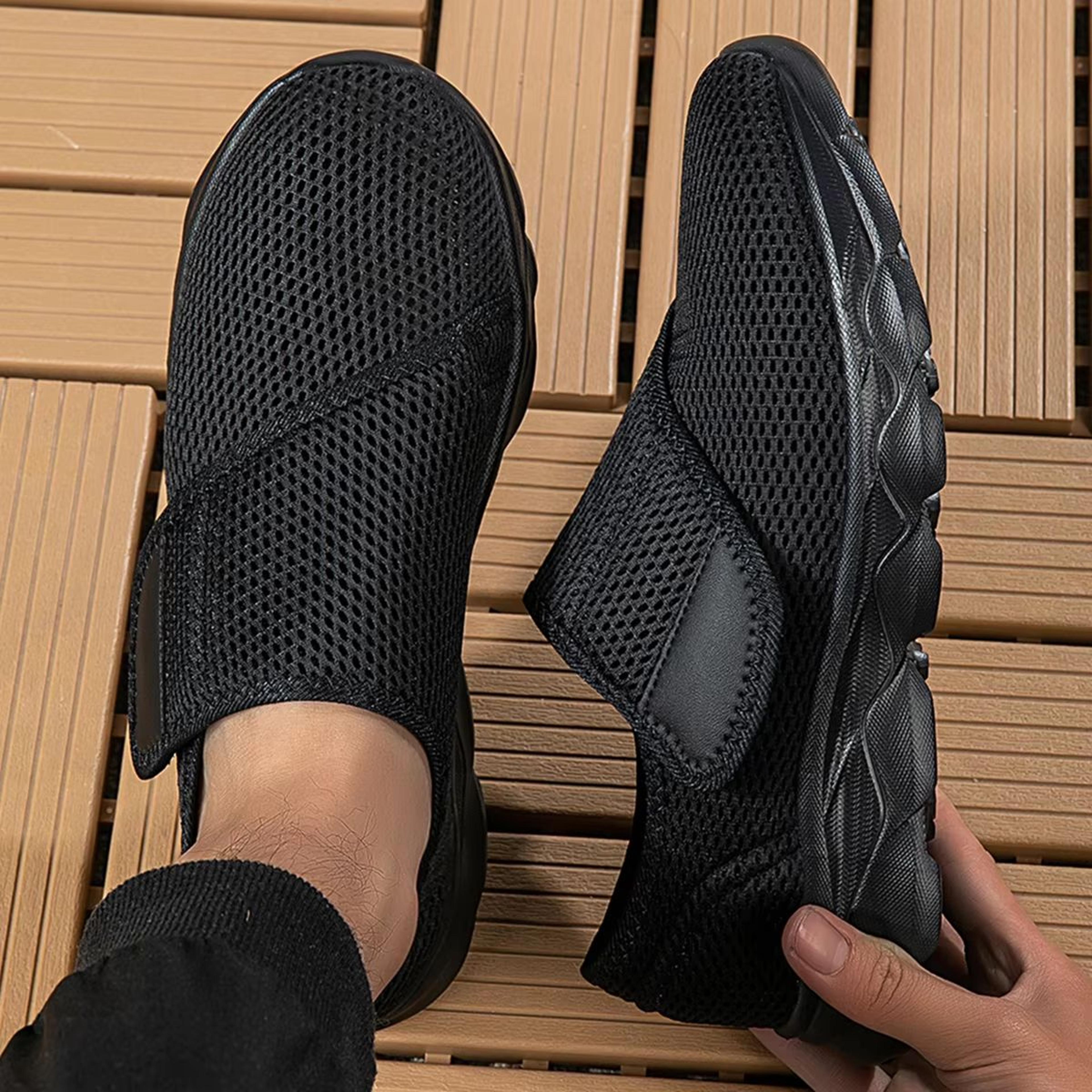 Orthopedic Comfort WideFoot Walking Shoes  Soft  Adjustable Casual Footwear For Swollen Feet Thumb  1