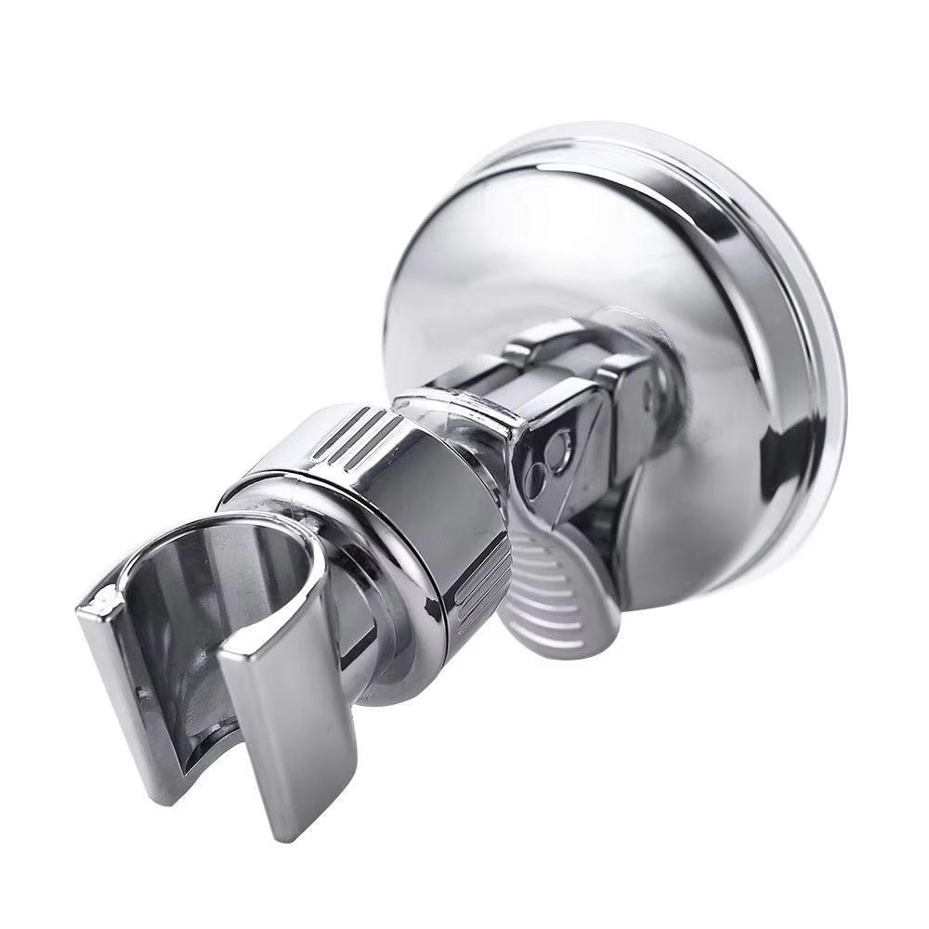 Adjustable WallMount Suction Cup Shower Head Holder  No Drills Strong Vacuum Grip For Handheld Show 1