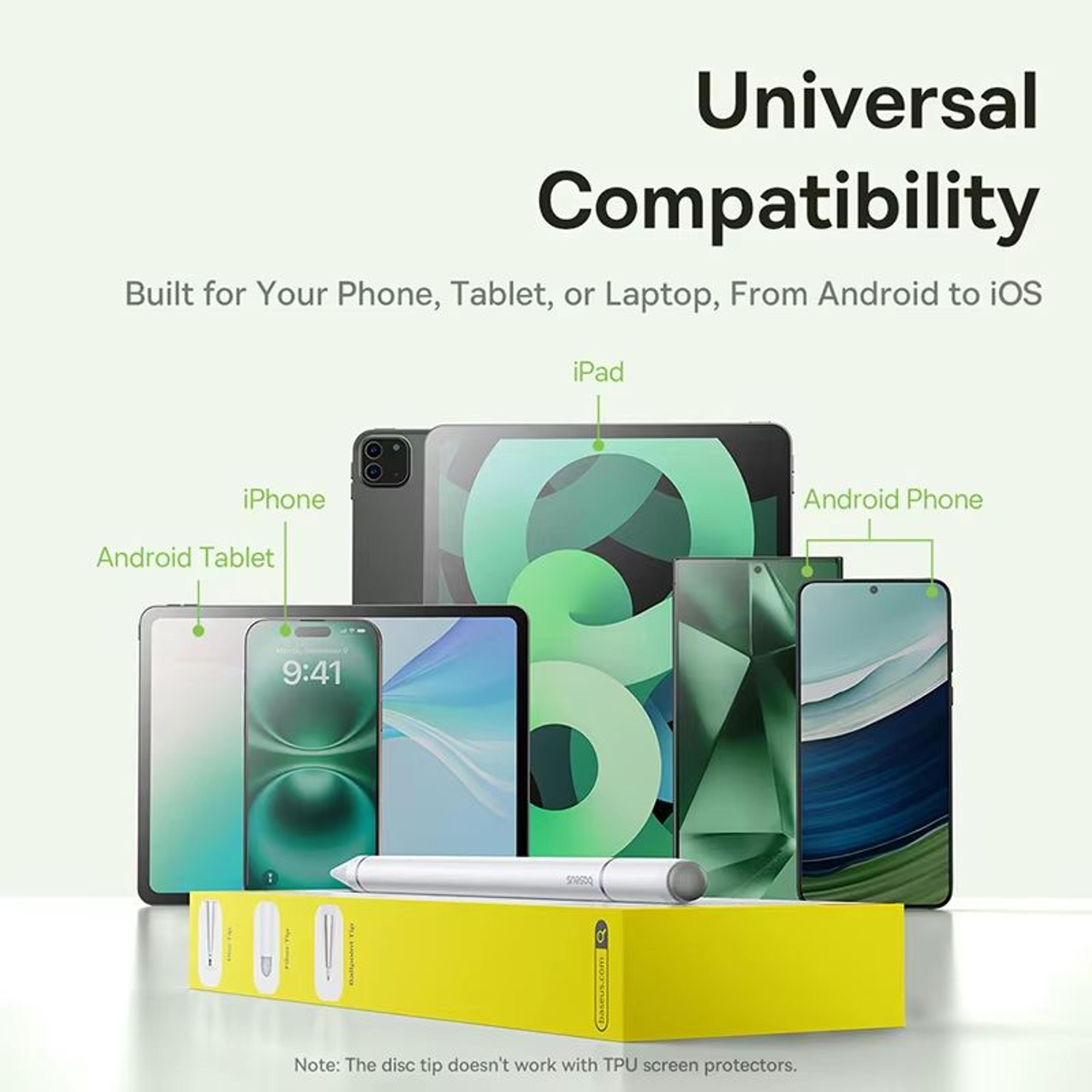 Baseus 3 In 1 100 W MultiConnector Stylus Pen  Universal Touch  Draw Pen For IPhoneiPadSamsungXiaom 3