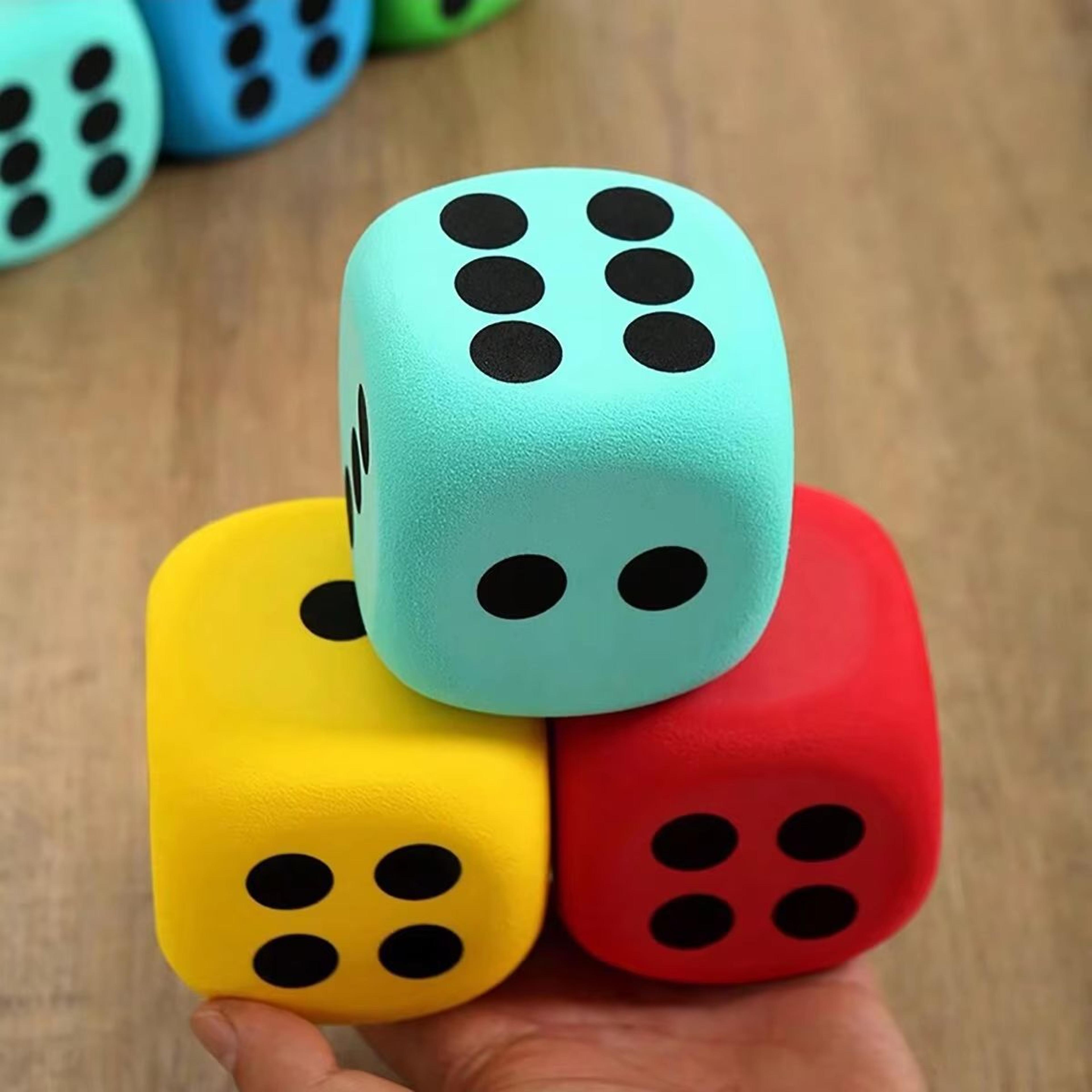Interactive Soft Foam Dice Set  Jumbo Pet Game Dice For Playtime Training  Fun Activities 3