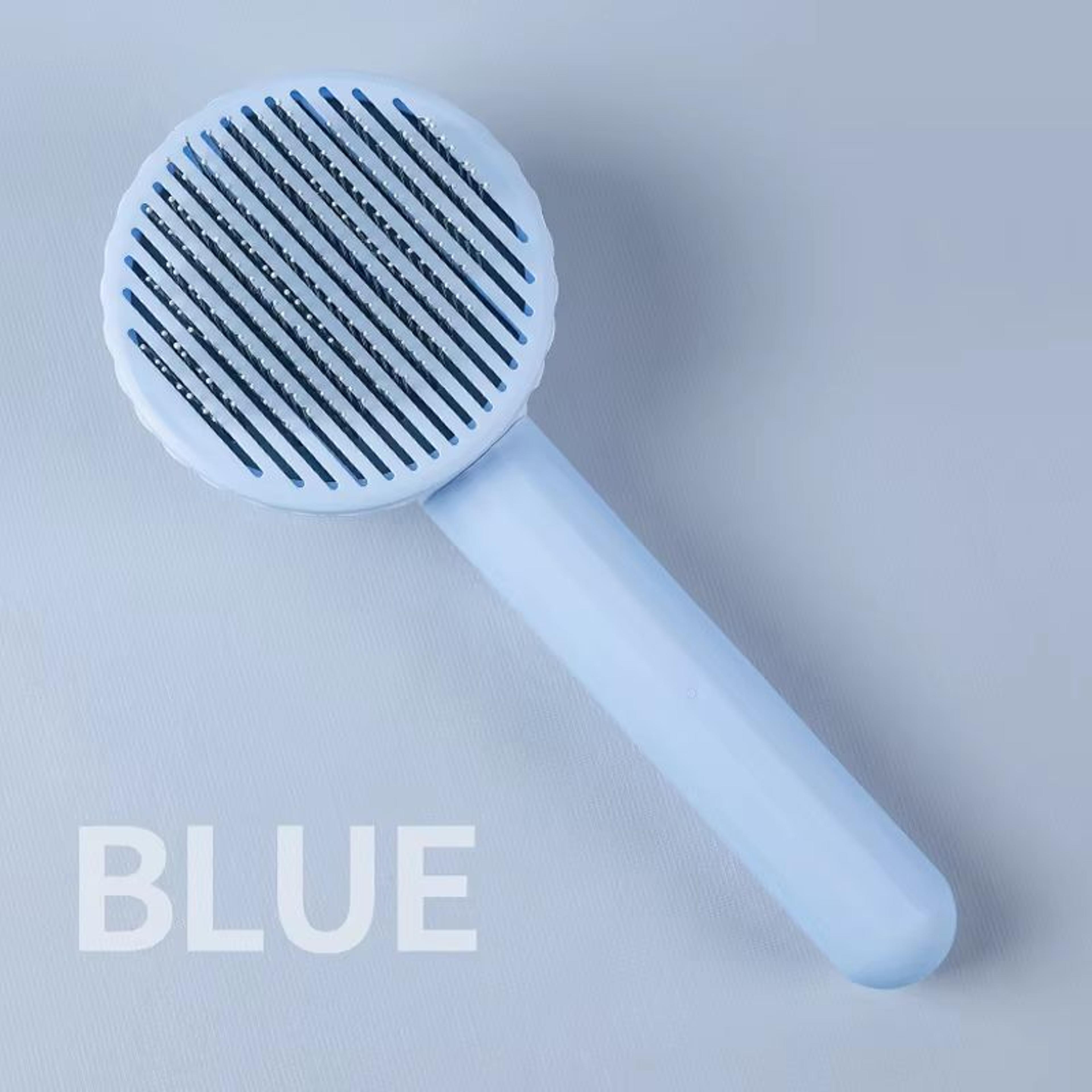 Cat Grooming Brush  Gentle Hair Remover For Shedding Relief 7