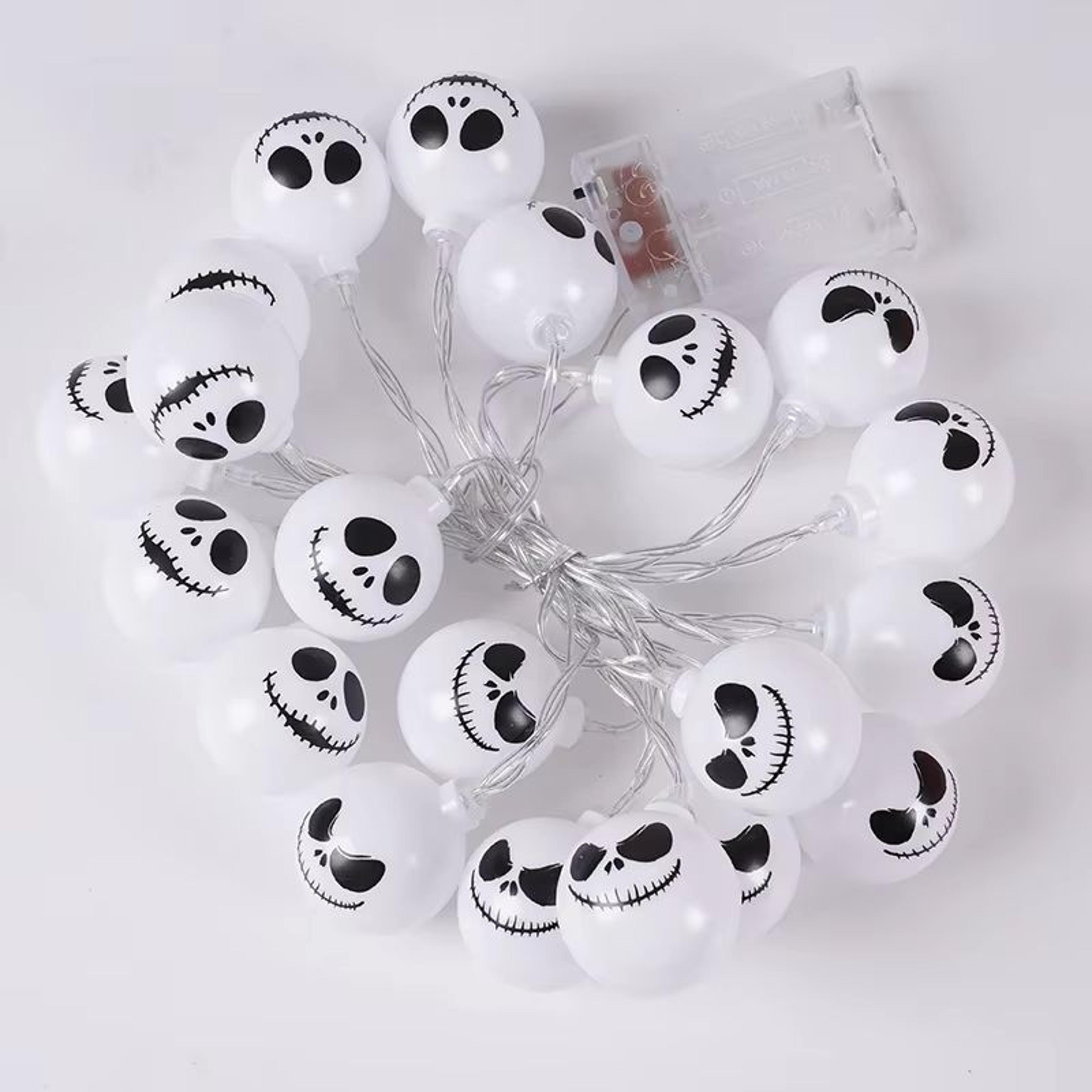 2025 Halloween Grimace String Lights  Indoor BatteryUSB Operated Hanging Lamp For Home Decor 5