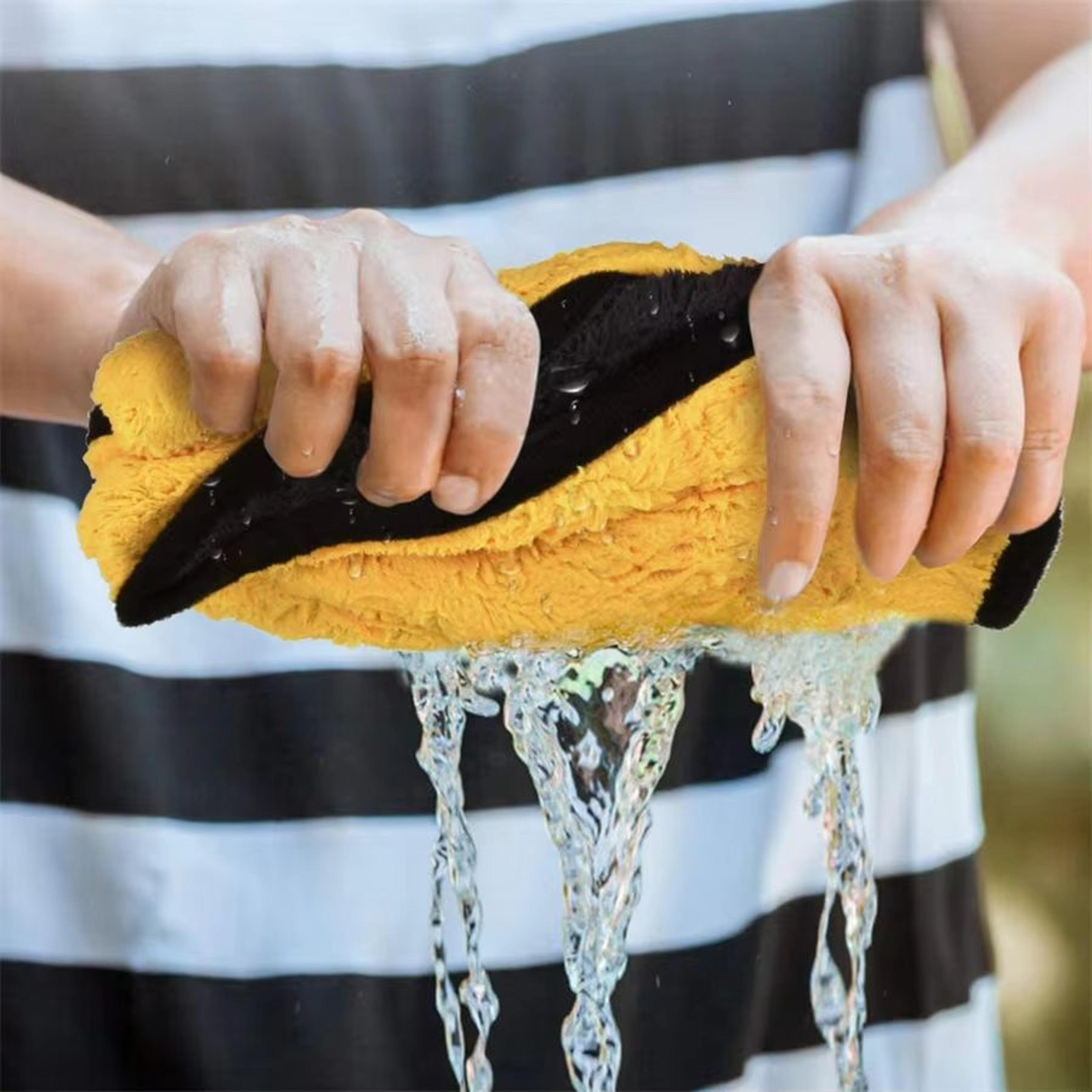 Microfiber Cleaning Towels For Car Body  Soft  Thick Drying Cloths 4