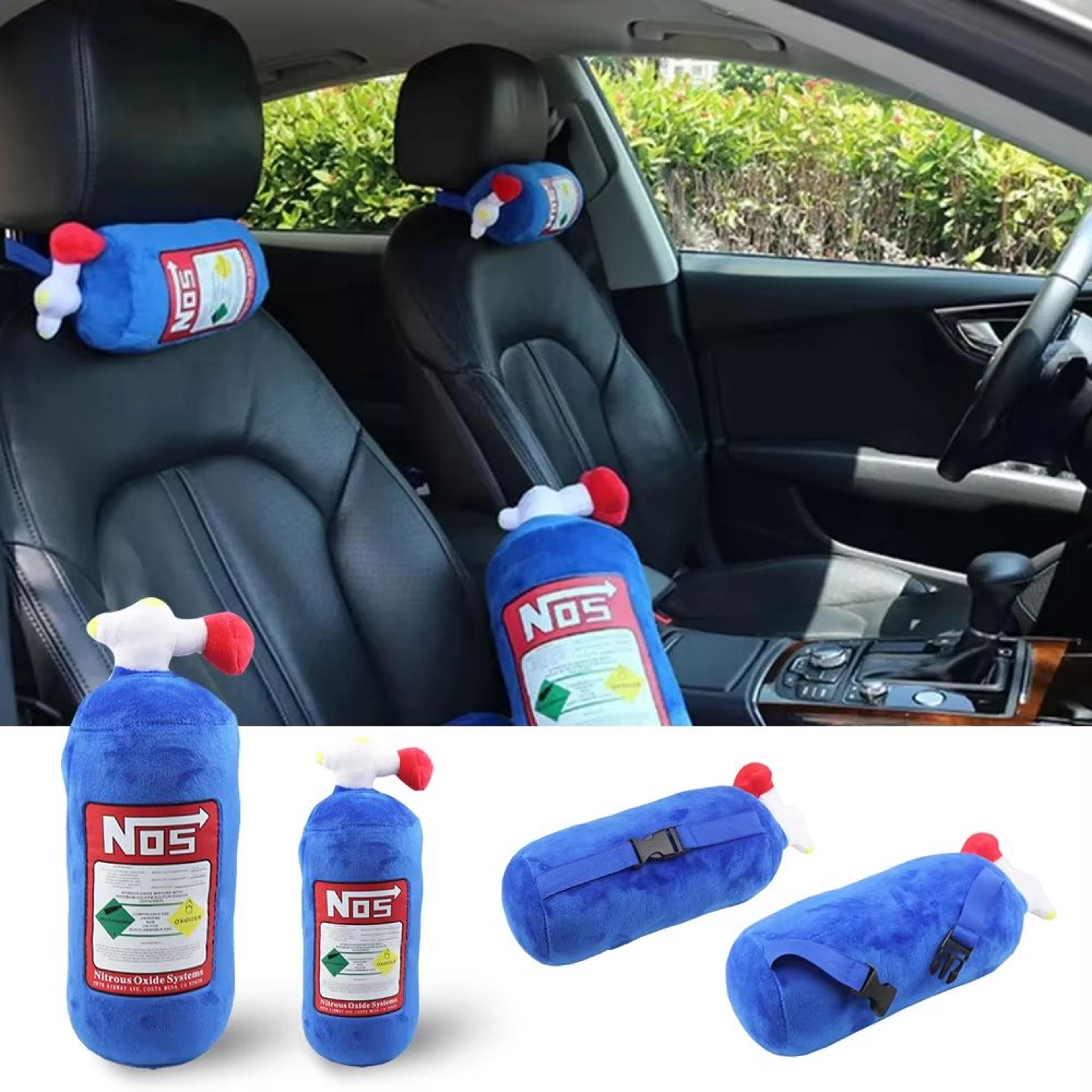 SpeedStyle NOS Bottle Plush Cushion  JDM Car Decor Neck  Back Headrest Pillow 0