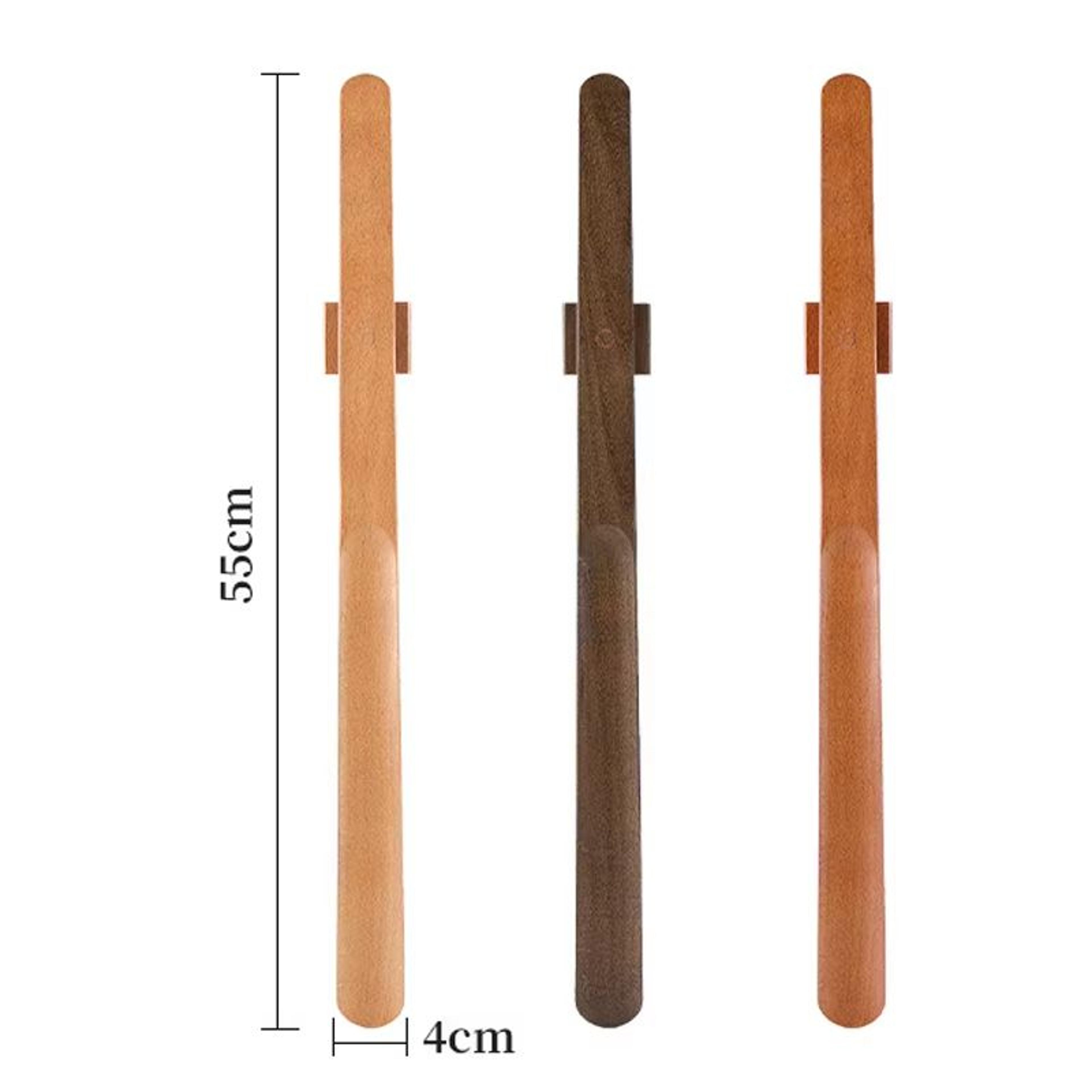 ElegantReach 55 Cm Wooden LongHandle Magnetic Shoehorn  Premium WallMount Shoe Spoon For Effortless 4
