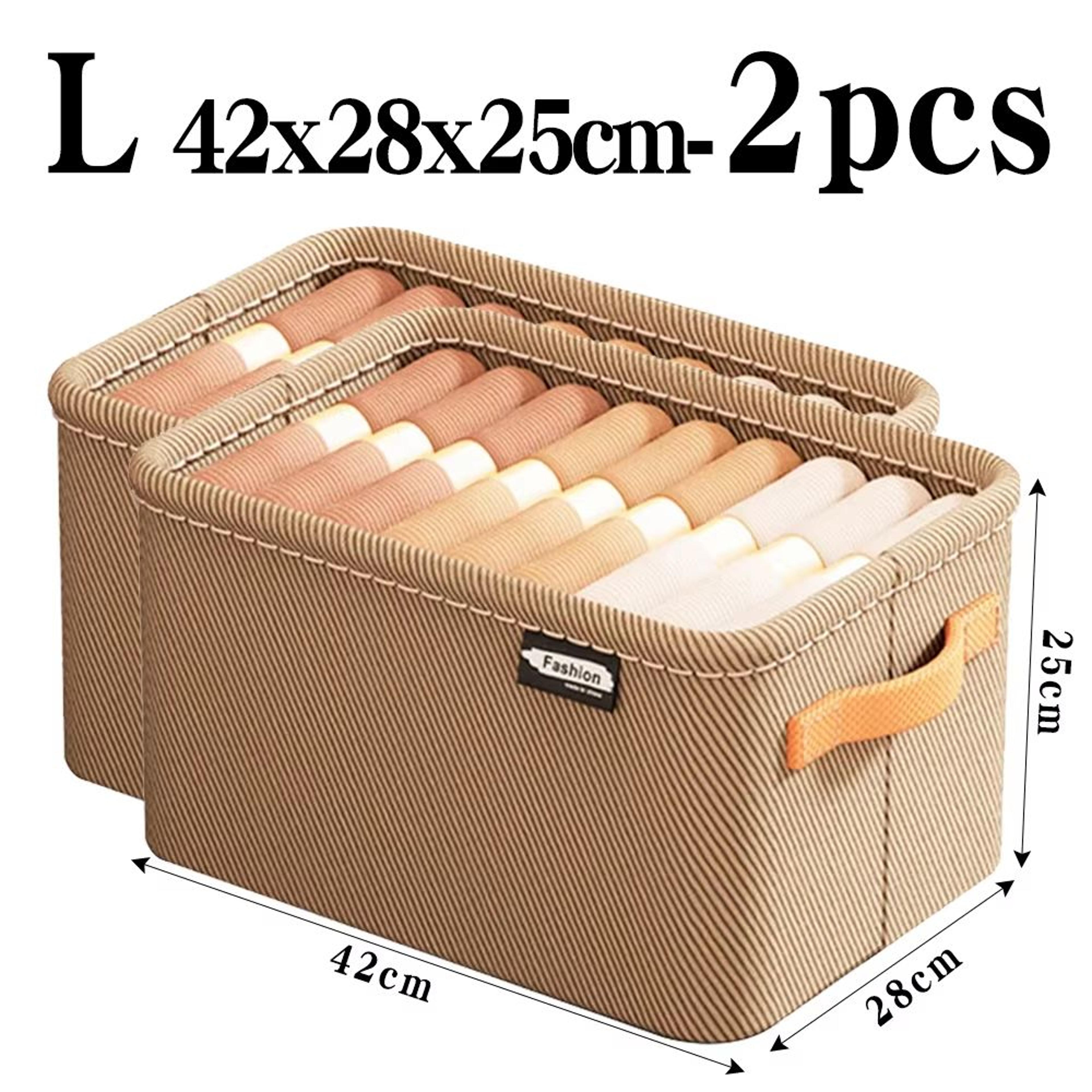 UltraThick Fabric Clothes Storage Box For Sweaters Jeans  Pants 17