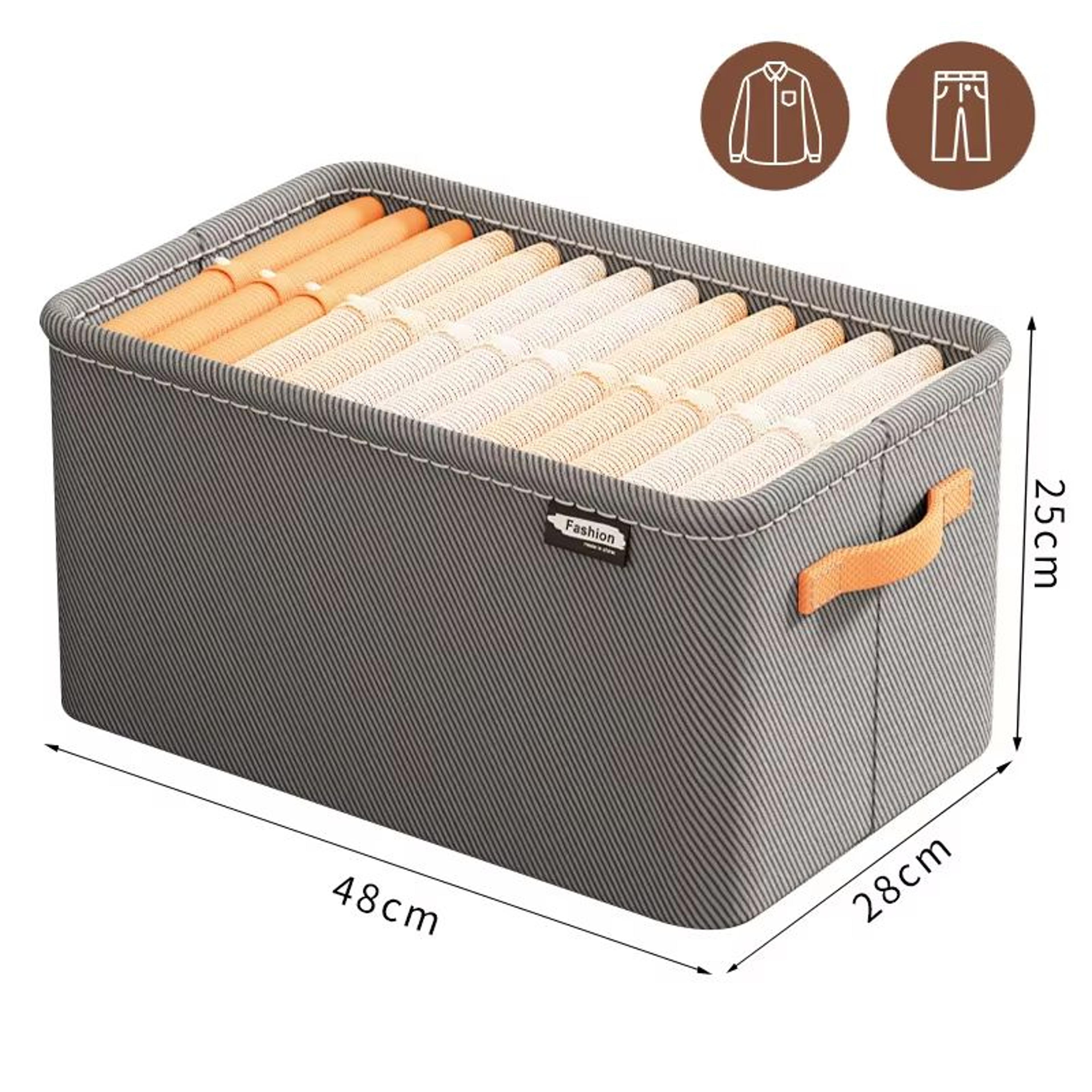 UltraThick Fabric Clothes Storage Box For Sweaters Jeans  Pants 7