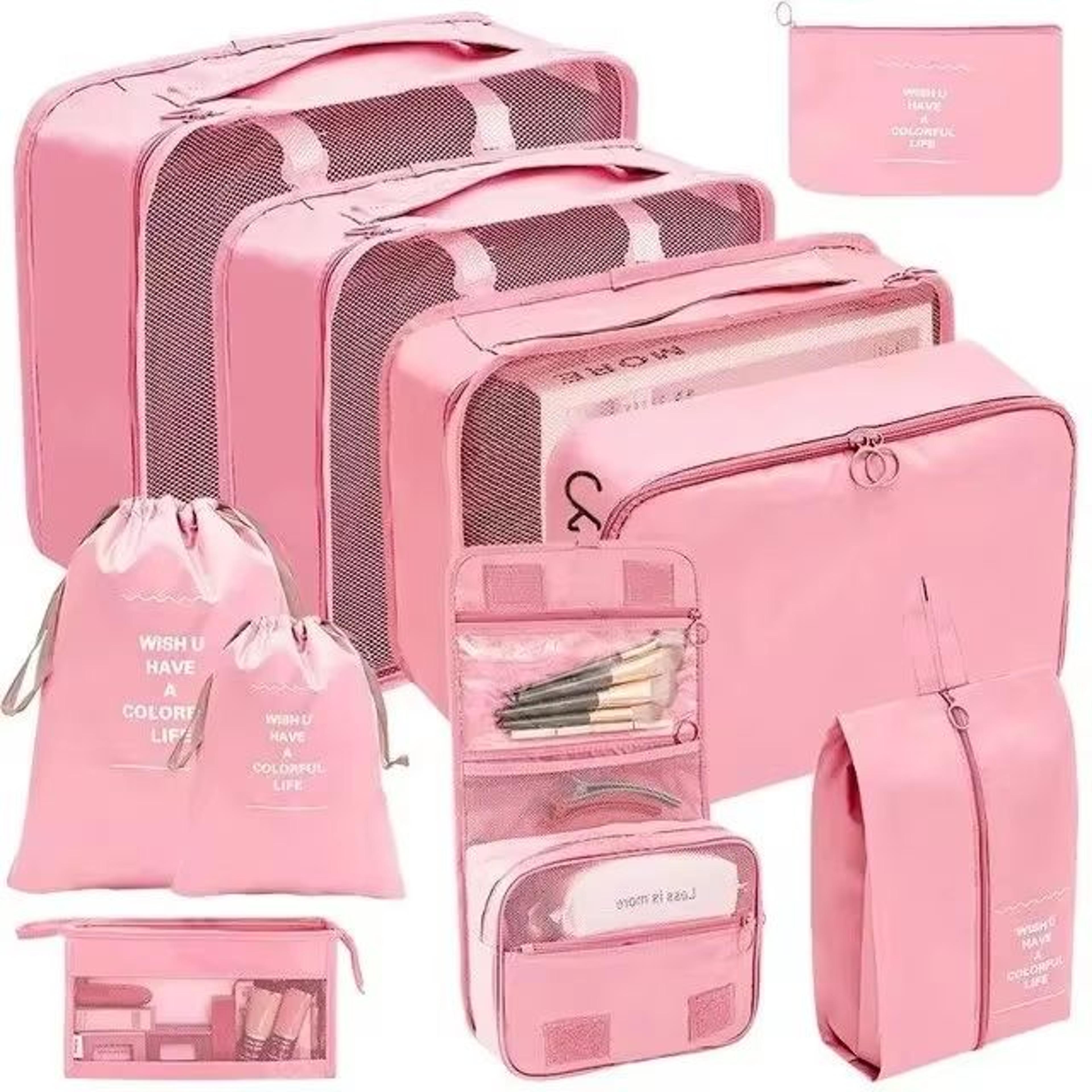 Complete Travel Packing Cube Set 710 Pieces  Luggage Organizer For Clothes Shoes  Accessories 11