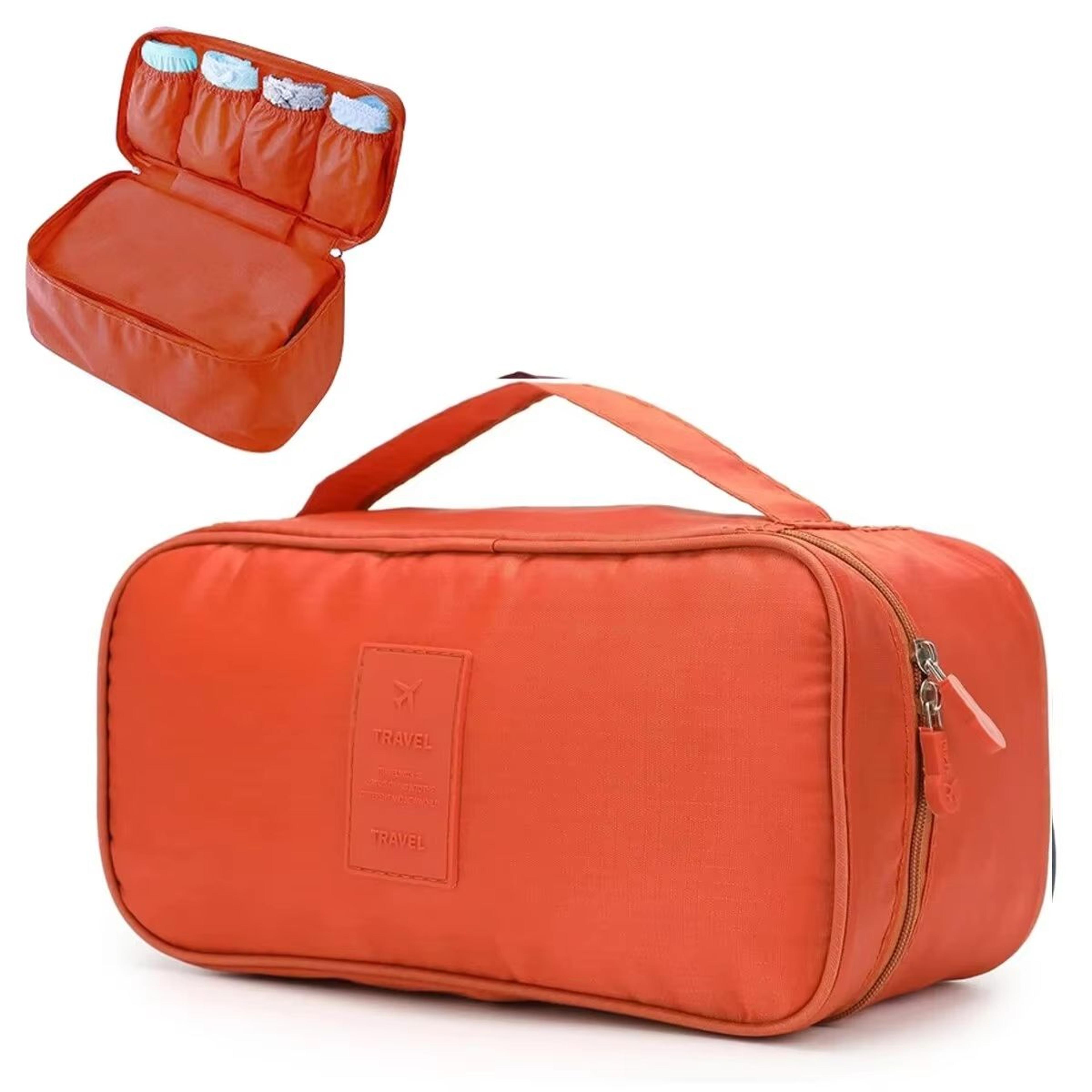 TravelEase MultiFunction Organizer Bag  Toiletry Underwear  Bra Storage Case 12