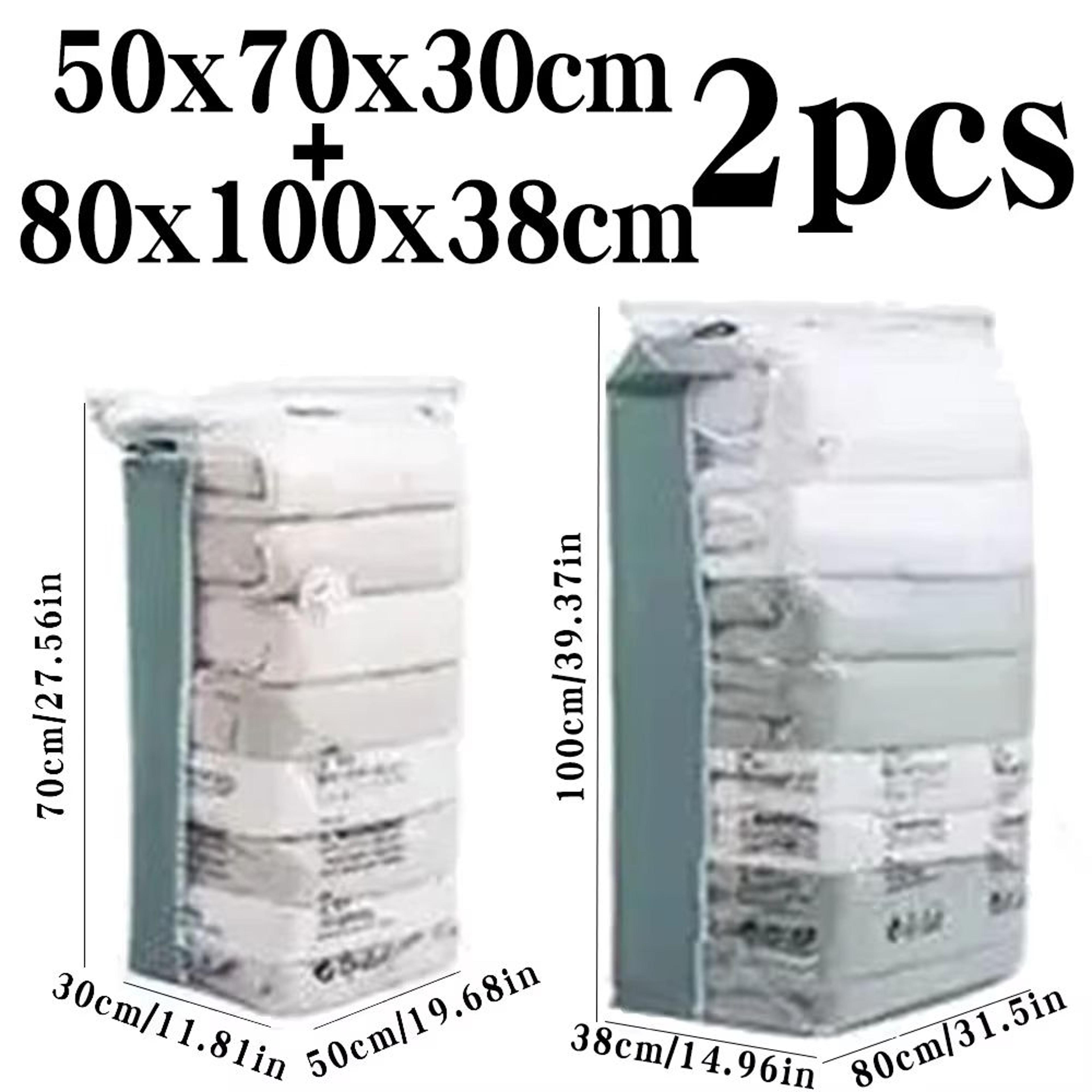 NoPump Mega Compression Storage Bags  Large Reusable Vacuum Bags For Clothes  Blankets 10
