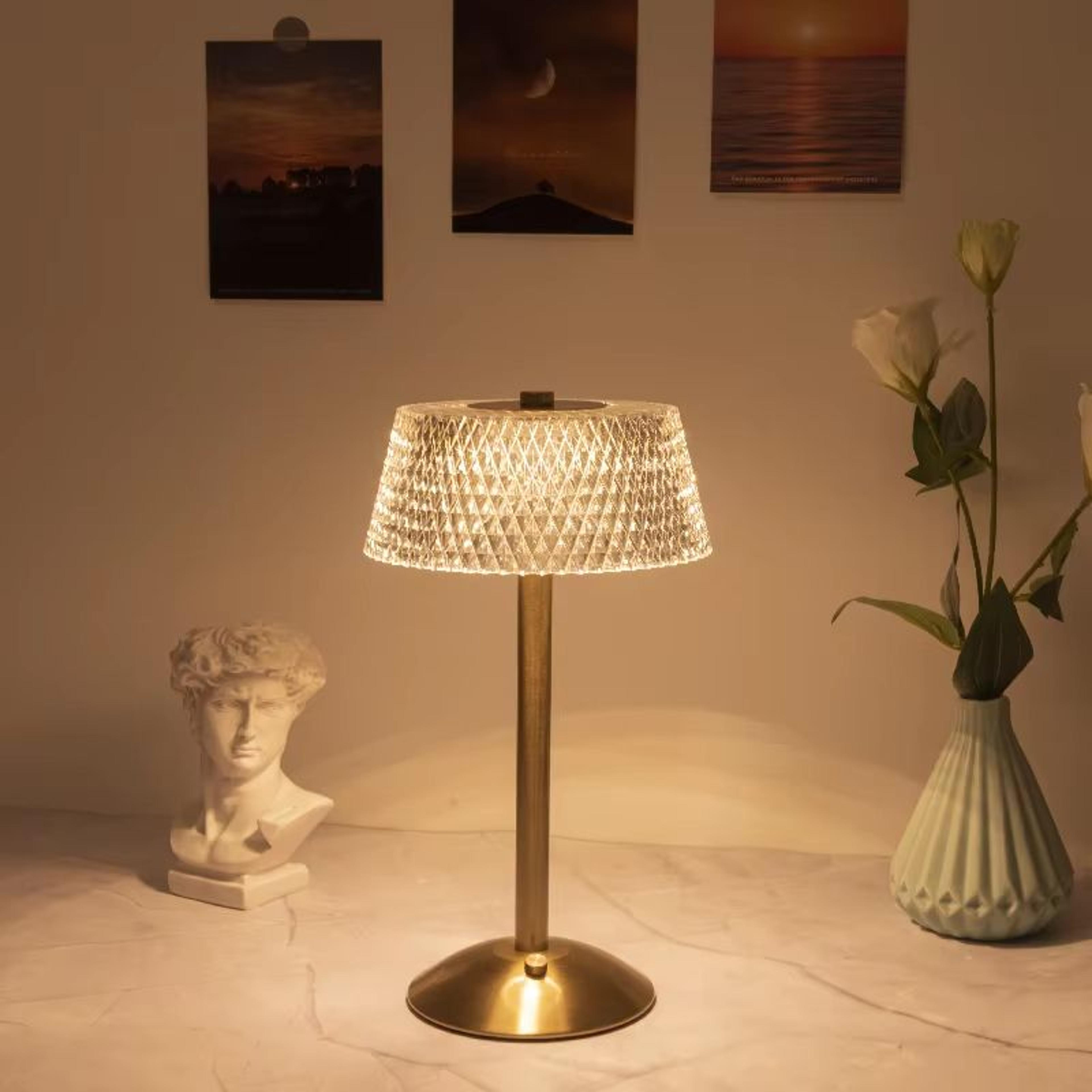 LuminaCharge LED TouchDimming USB Table Lamp European Style 2