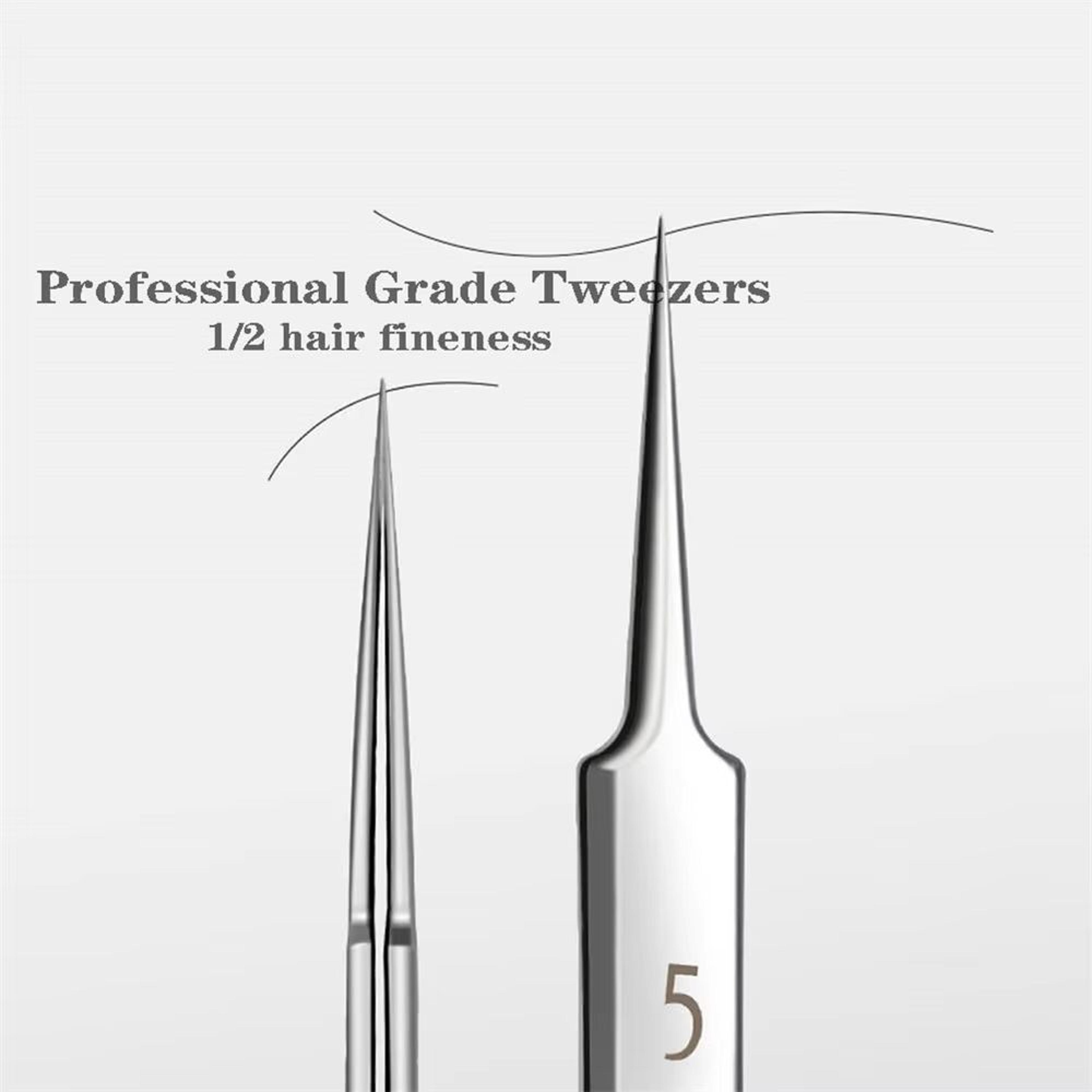 German UltraFine No 5 Blackhead  Pimple Tweezers  Precision Acne Needle Tool For Facial Care 1
