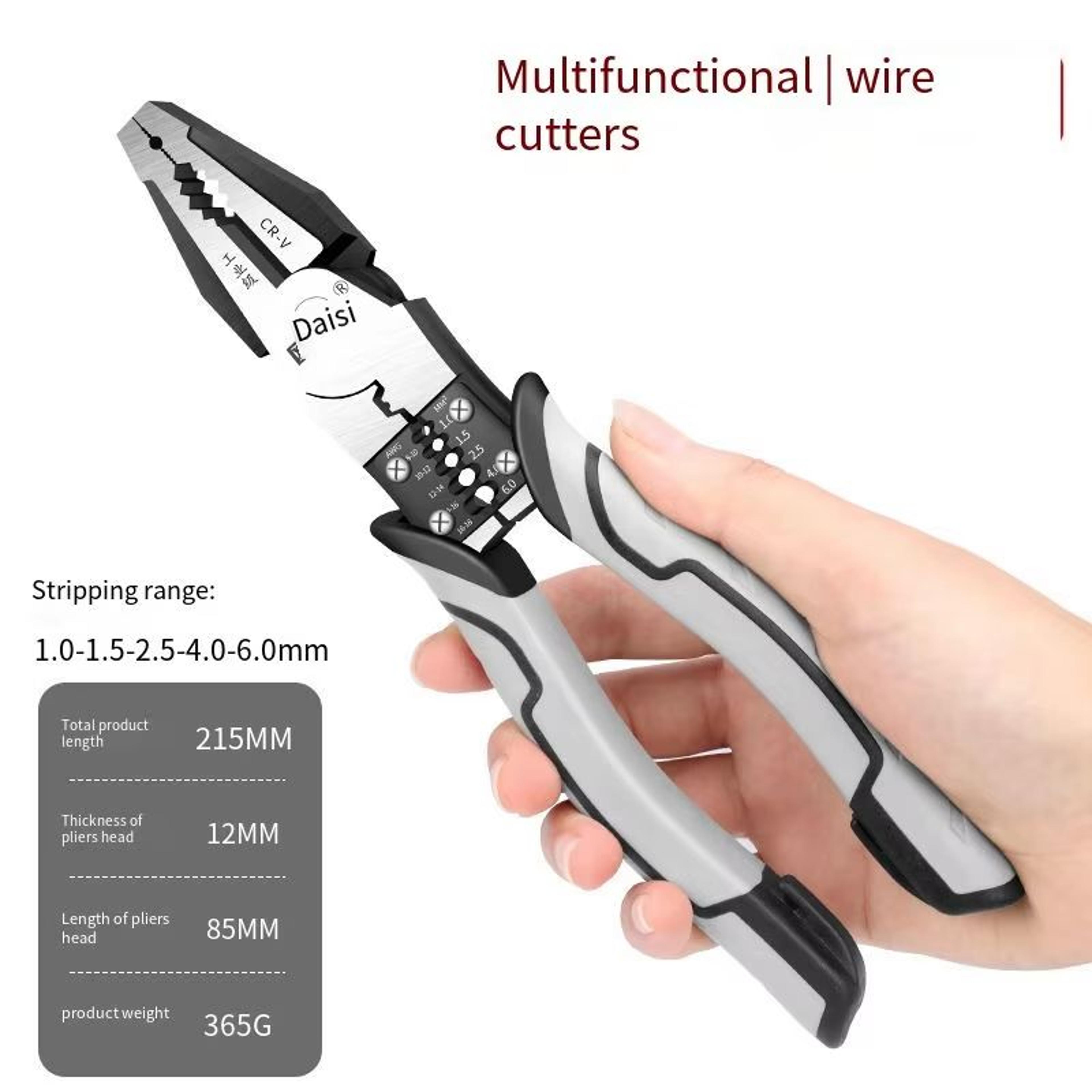 Multifunctional Precision Diagonal Pliers  Universal Wire Cutters  Needle Nose Tool For Electrician 5