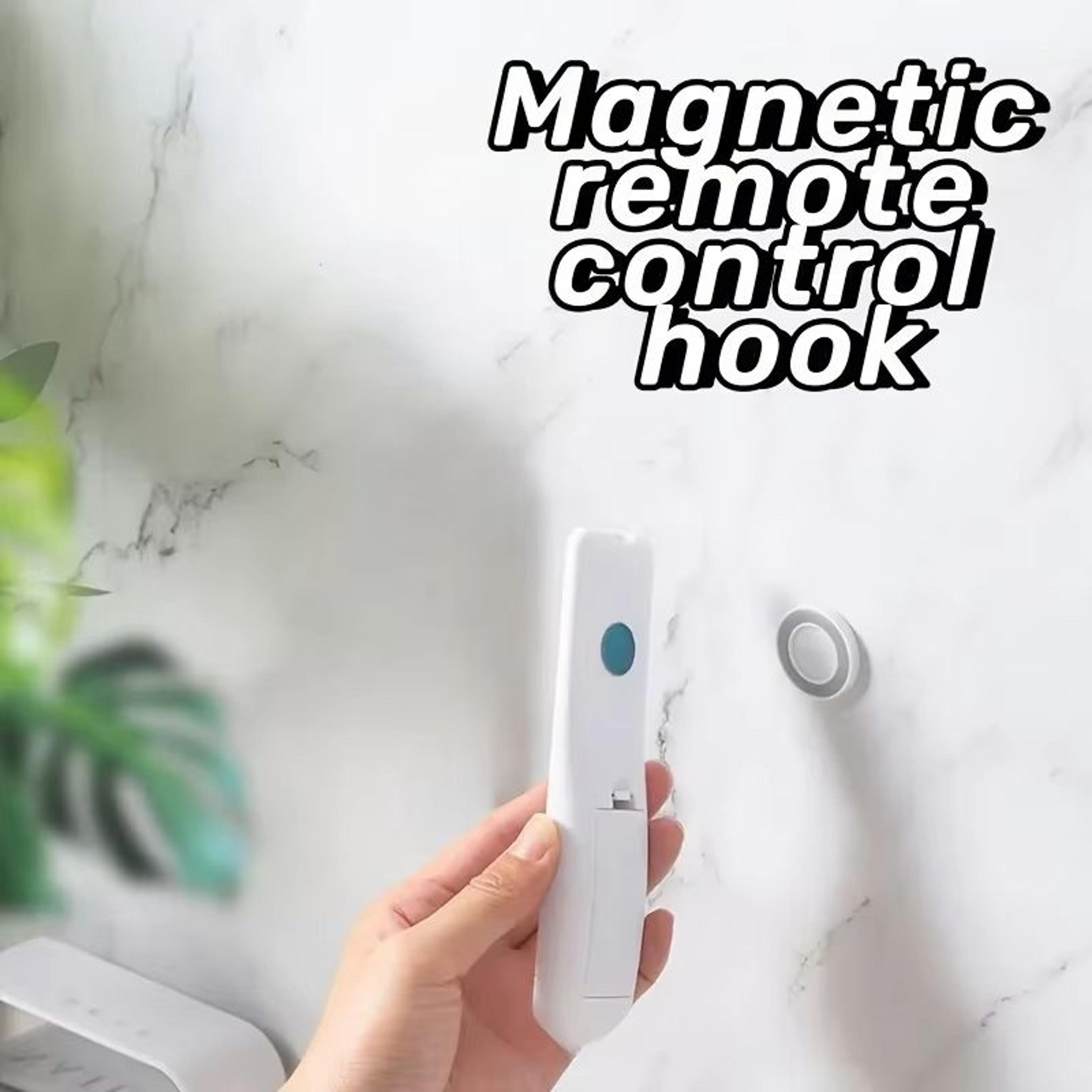 MagnaGrip SelfAdhesive Magnetic Remote Control Holder  Strong Wall Mount For TV  Home Office 1