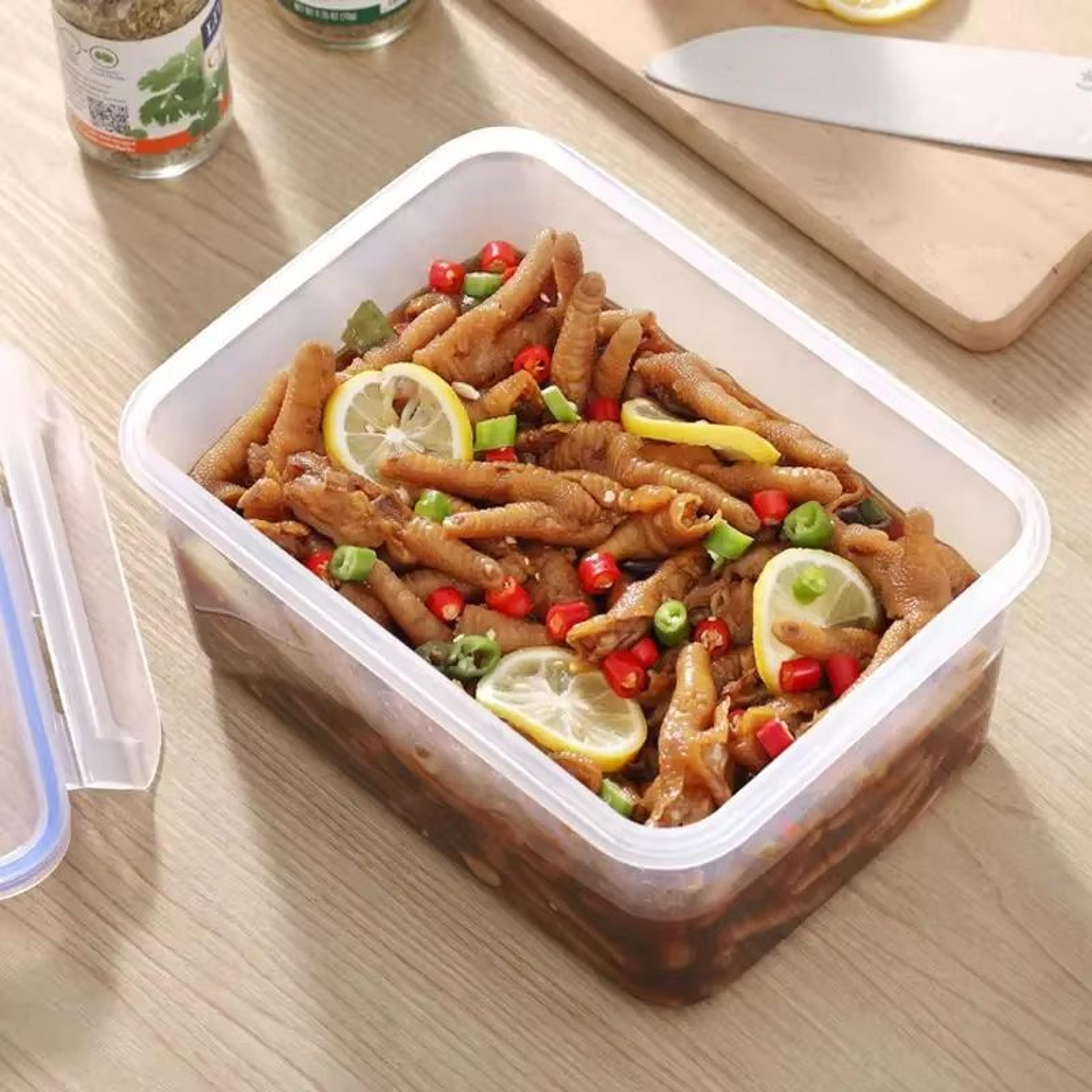FreshVault UltraSealed Rectangular Storage Box  LargeCapacity Crisper  MicrowaveReady Lunch Box 5
