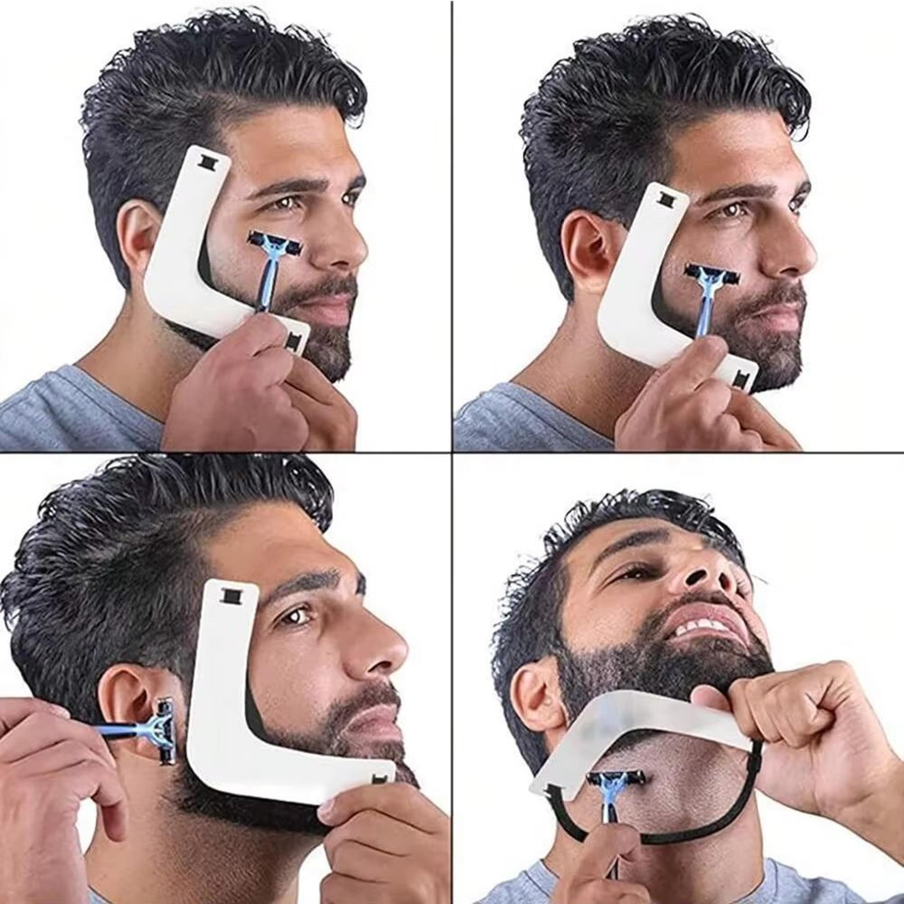 ClearLine Beard  Neckline Shaping Kit  Precision Guide For Grooming Mustache Goatee  Neckline 3