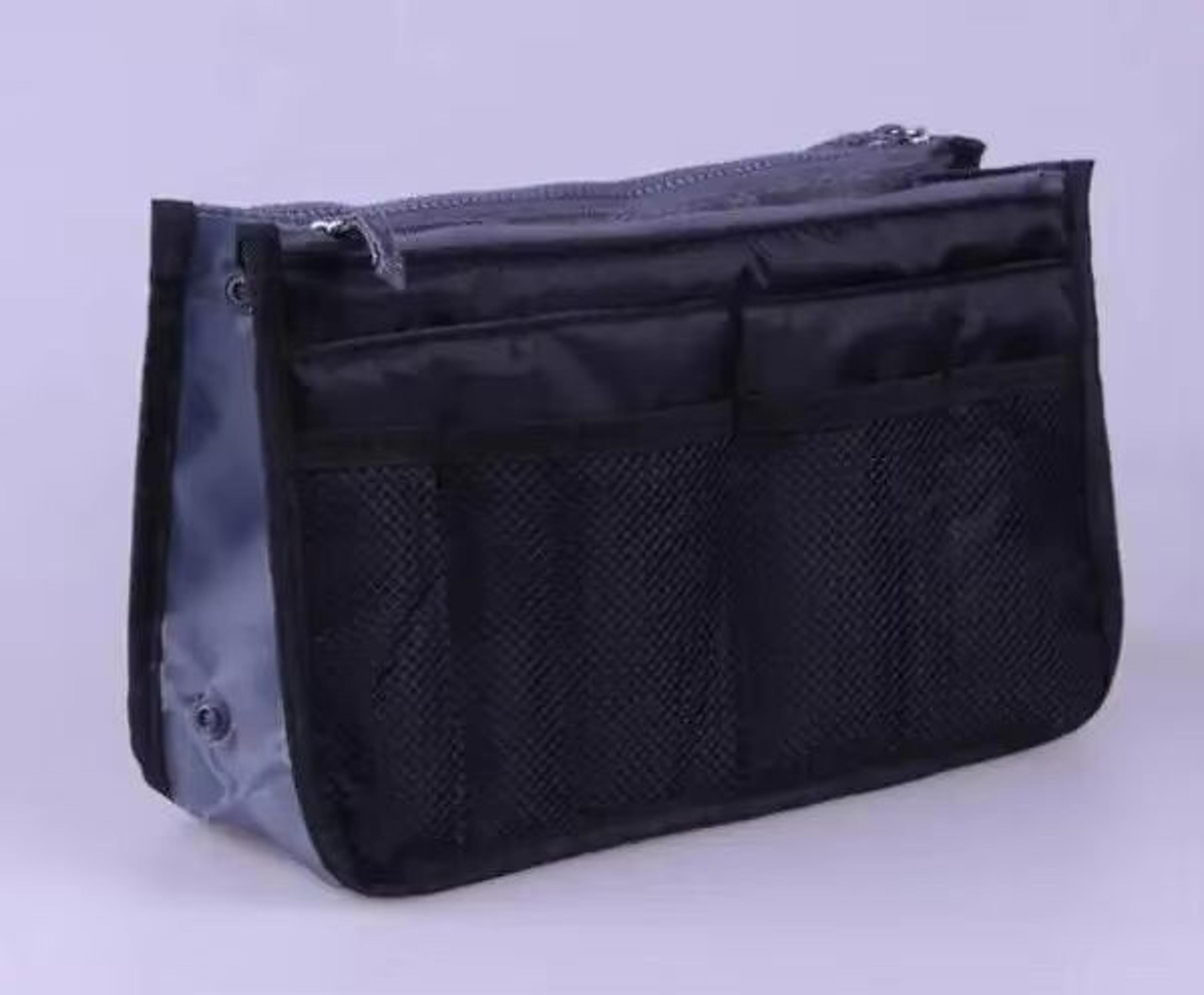MaxStore MultiPocket Large Capacity Makeup Bag  Double Zipper Toiletries  Travel Cosmetic Organizer 7