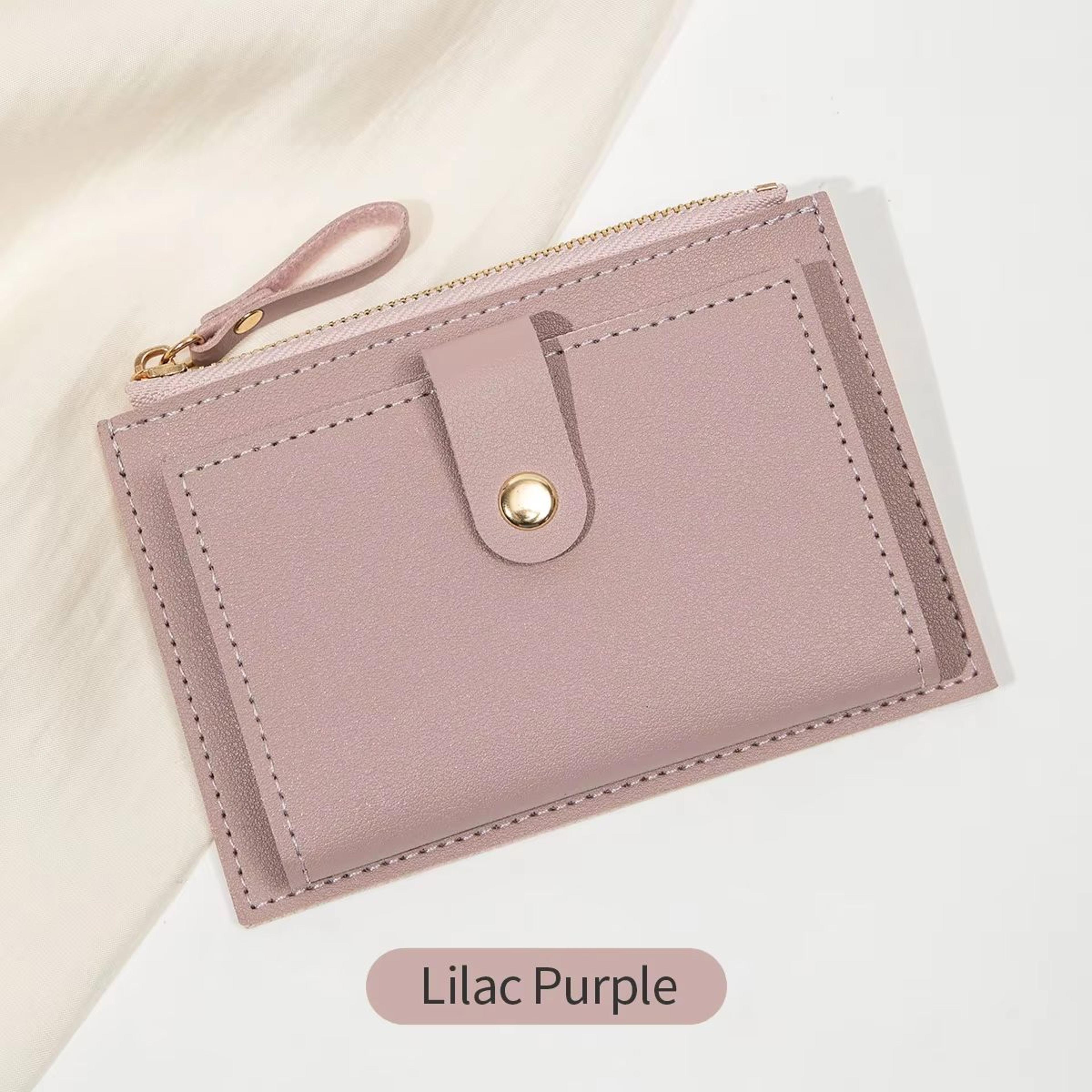 SlimStyle Minimalist Short Card Bag  UltraThin Mini PU Leather Wallet For Women 10