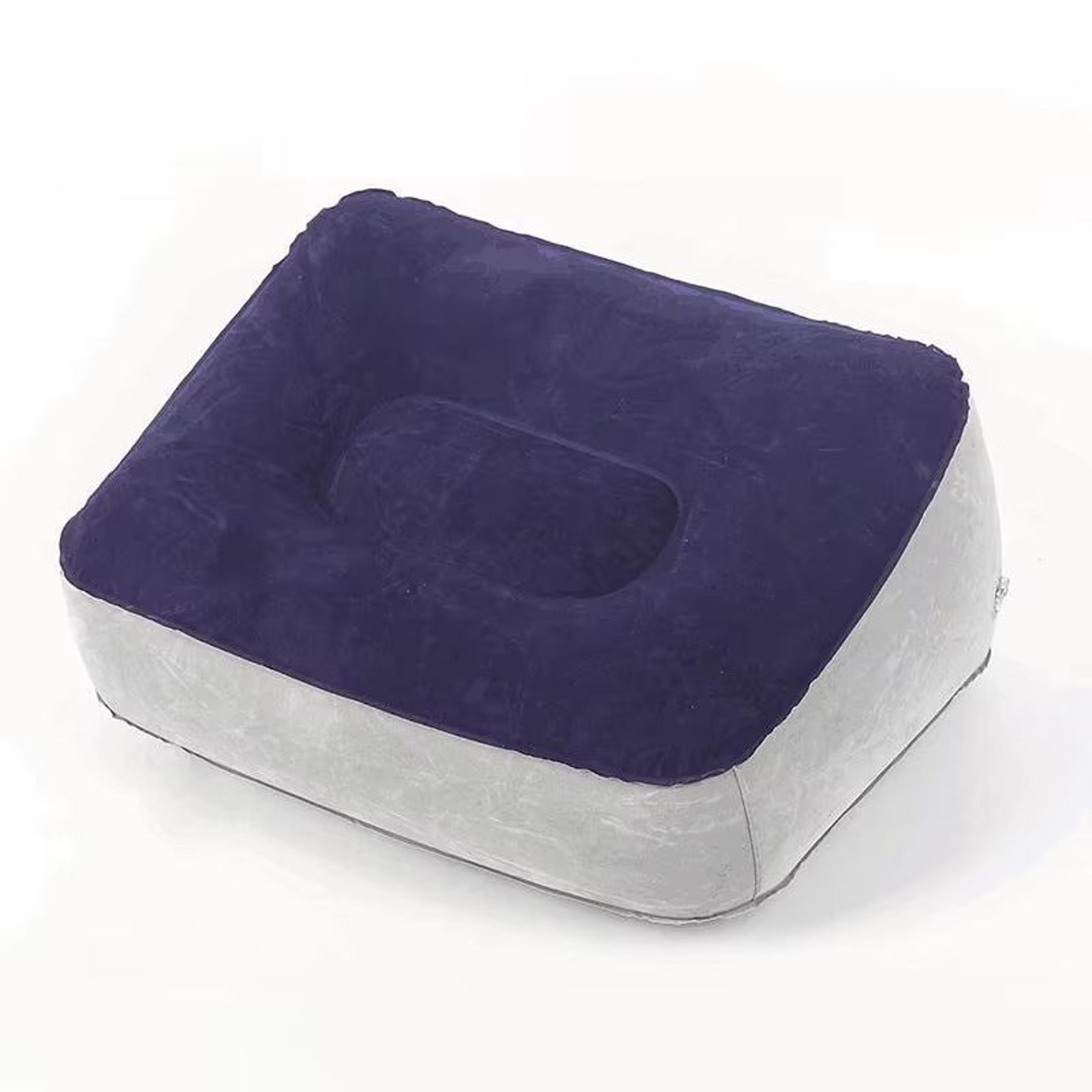 TravelLift Inflatable Footrest Pillow  Portable PVC Air Cushion Leg Rest For Travel Office  Home 5