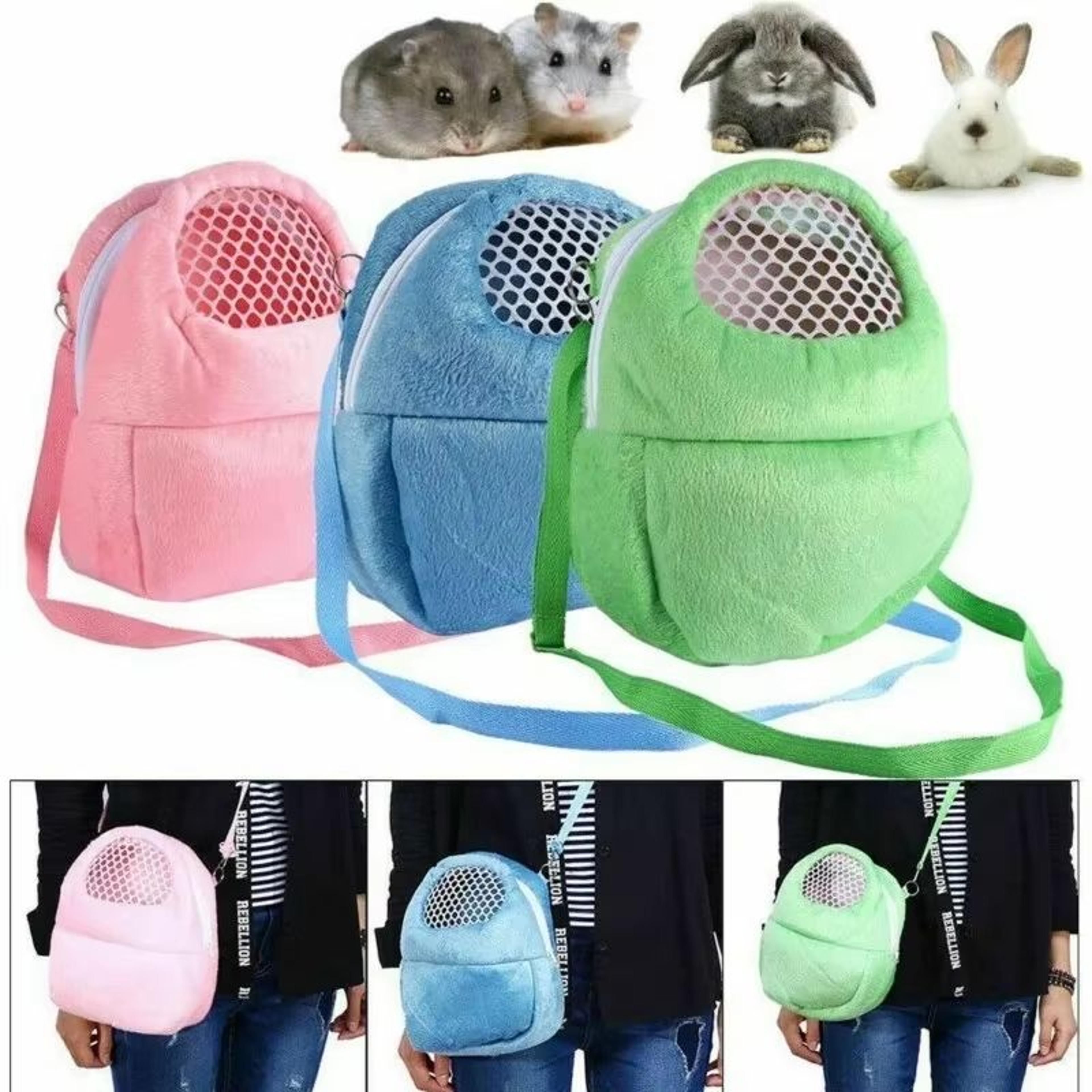 Breathable Small Pet Travel Carrier Bag  Rabbit Hamster  Guinea Pig Warm HandHeld Pouch 0