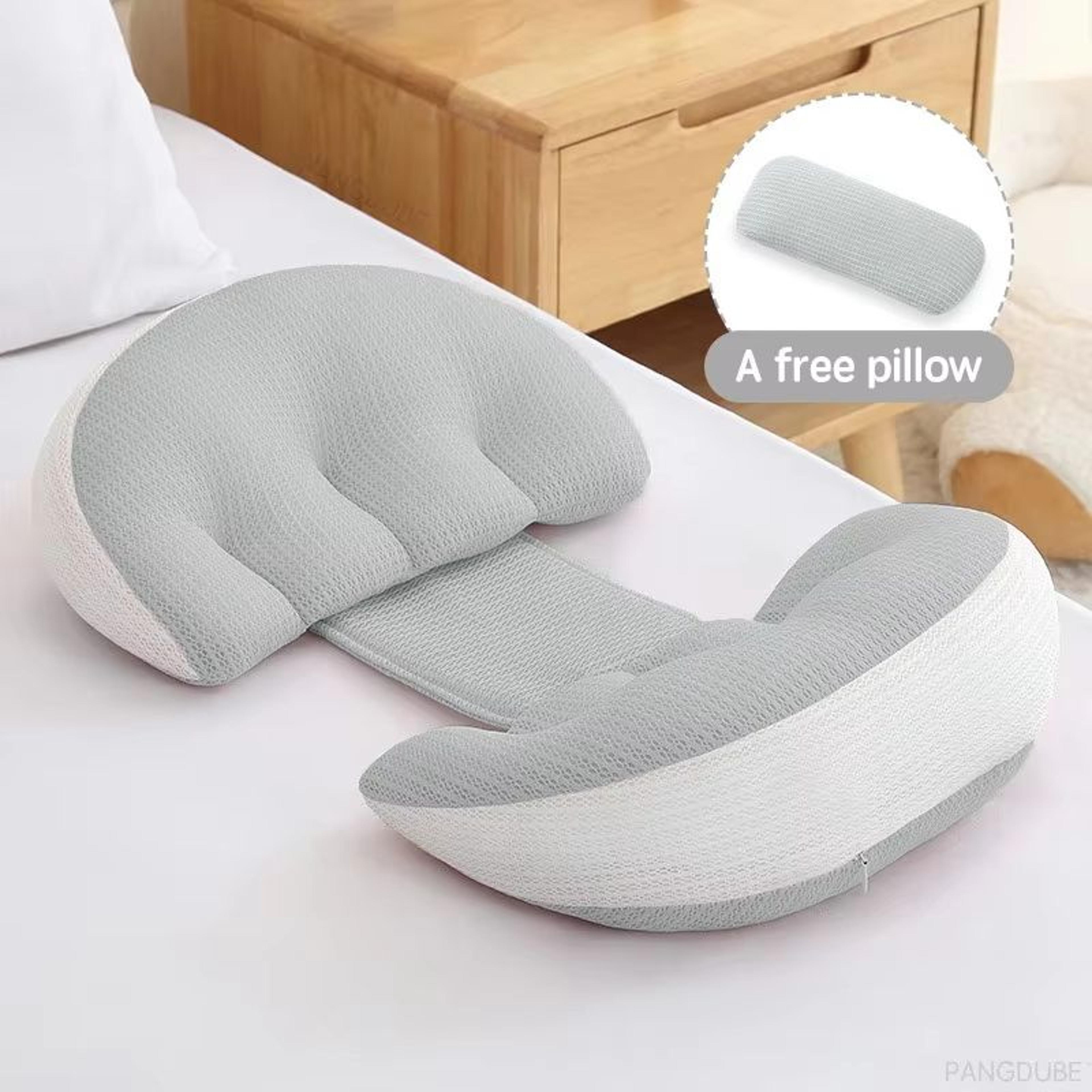 PANGDUBE Pregnancy Pillow With Free Auxiliary Pillow  Cotton Waist Support Body Pillow For Pregnant 6